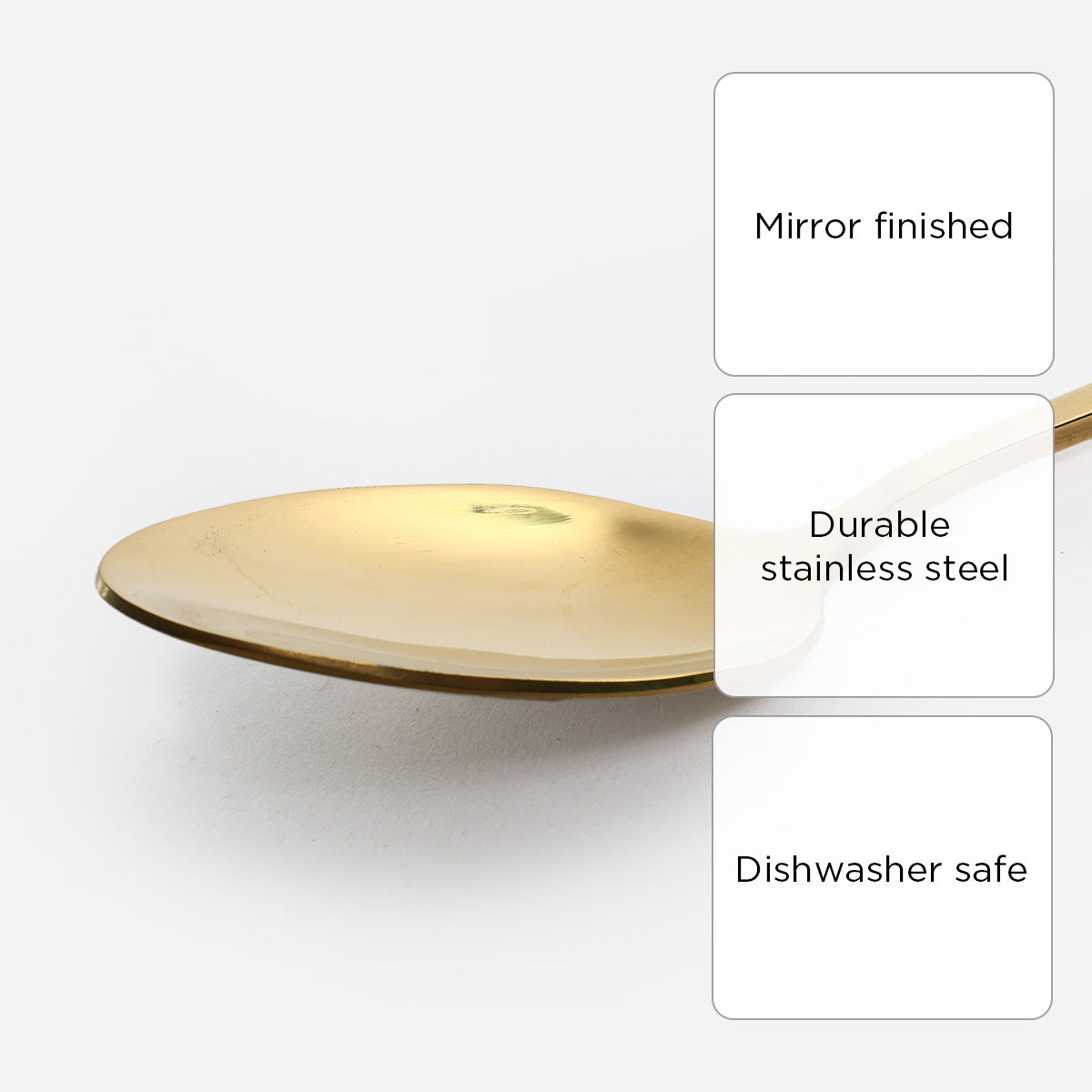 Masflex Dinner Spoon - Gold