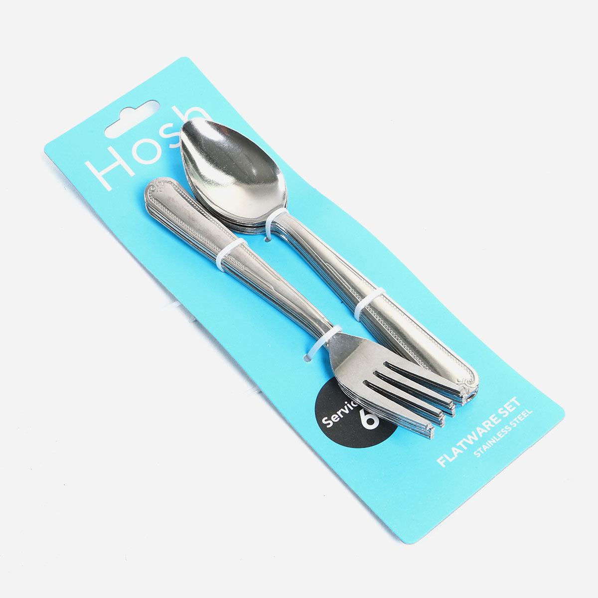 Hosh Set of 6 Hollie Spoon and Fork SM3 - Silver