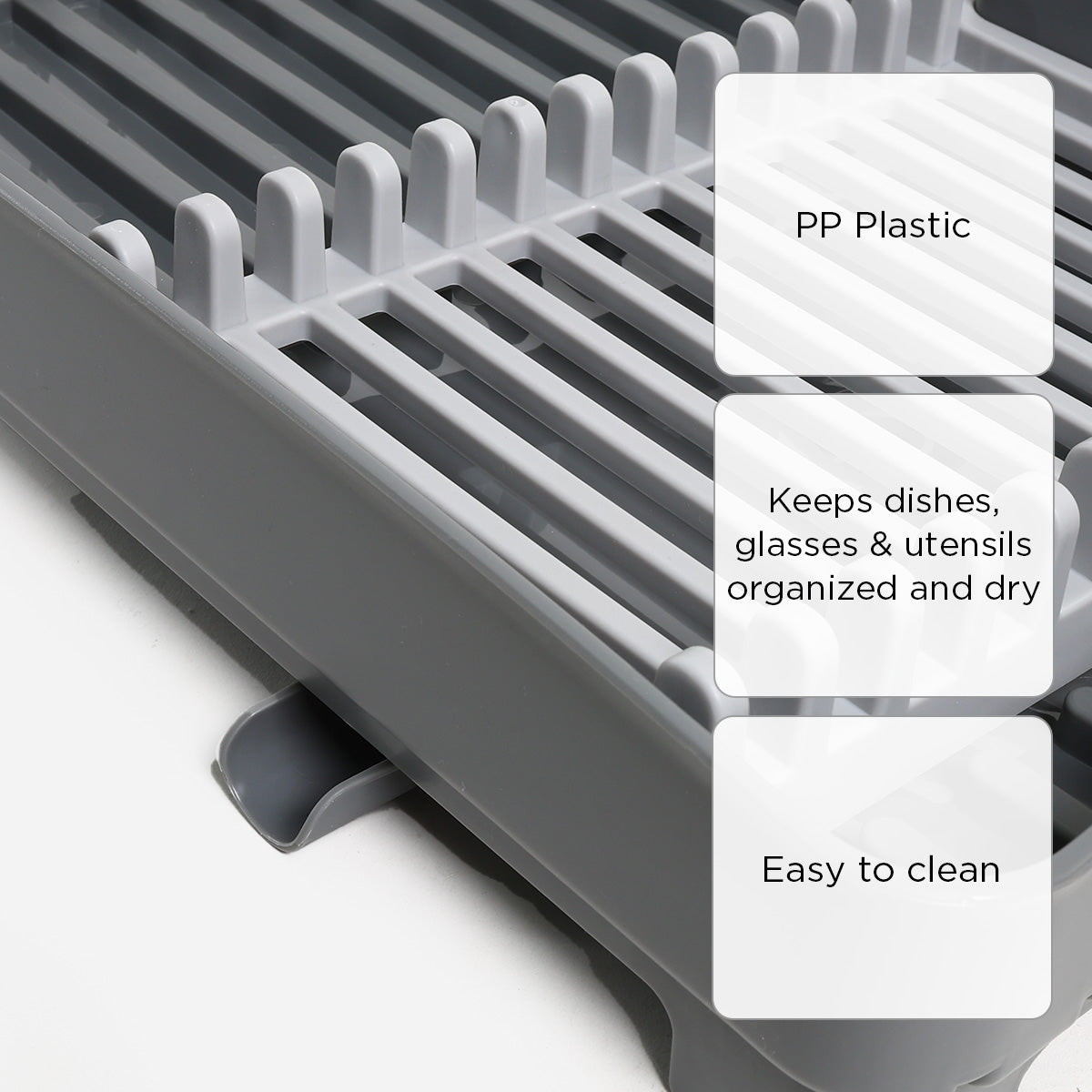 Masflex Compact Dish Rack with Swivel Spout