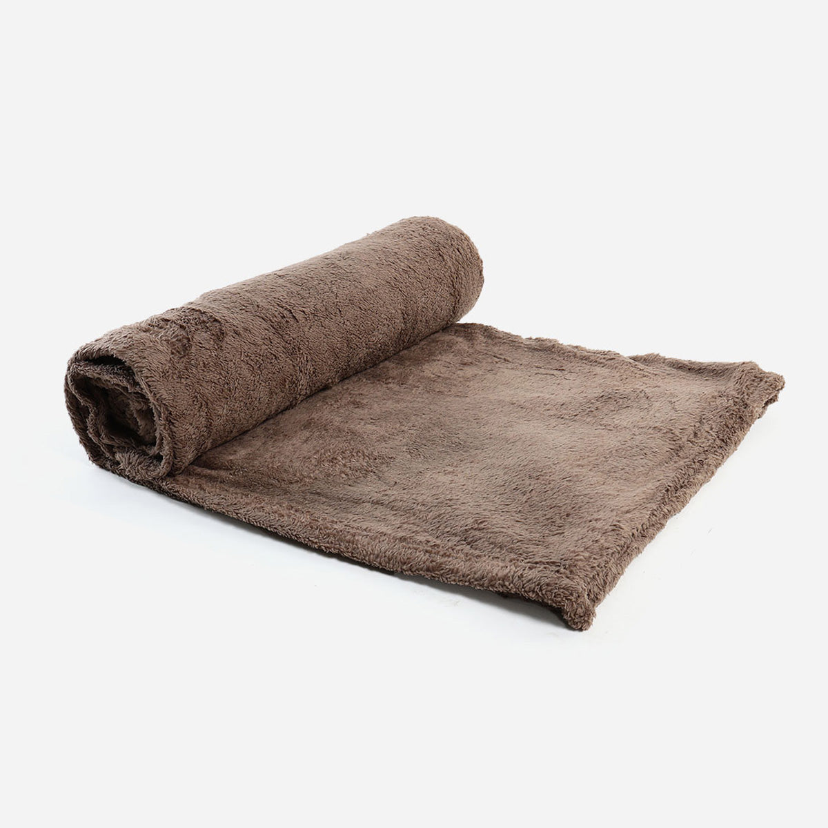 V&E Sherpa Blanket (Brown) -80x90in