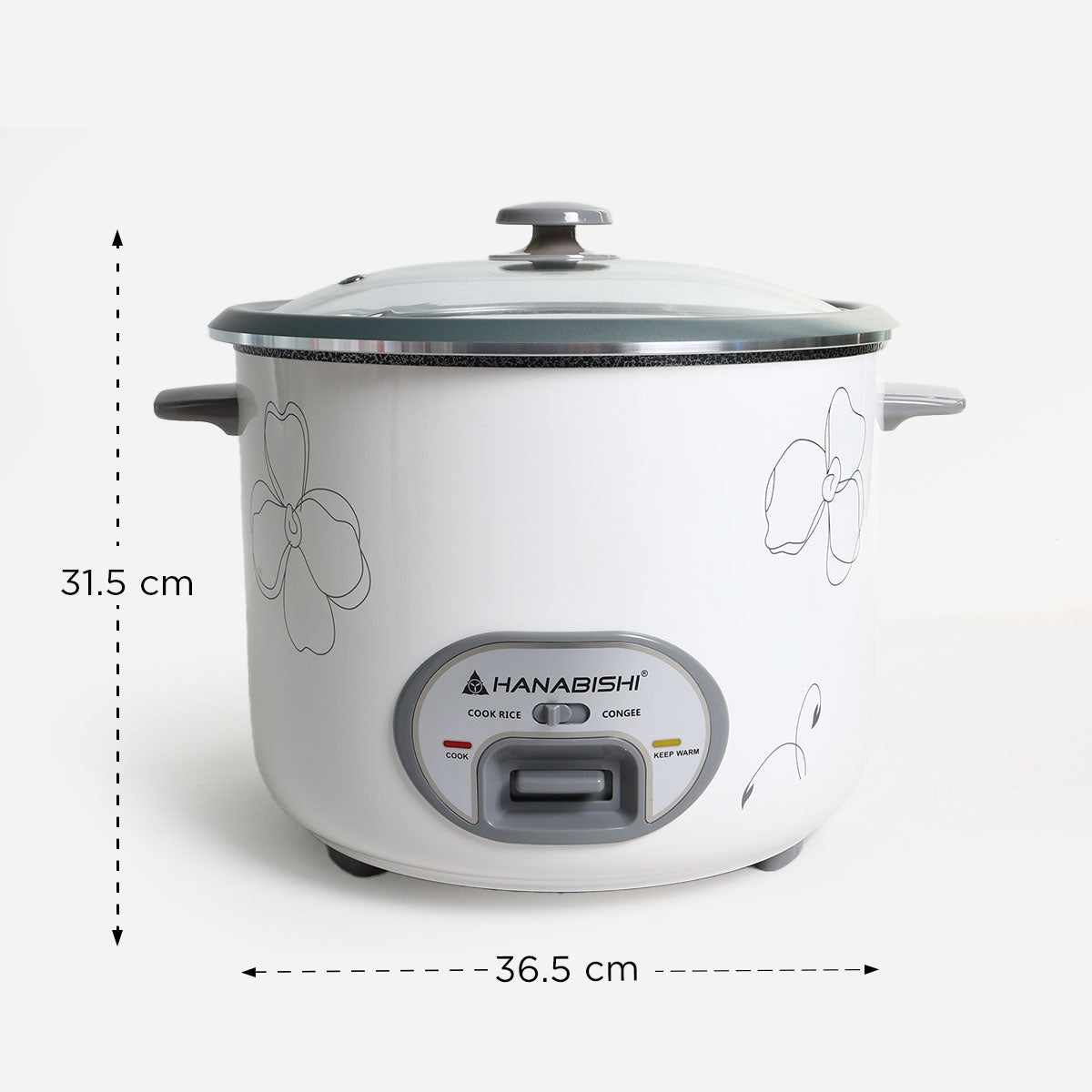 Hanabishi 5-in-1 Rice Cooker - 15 cups
