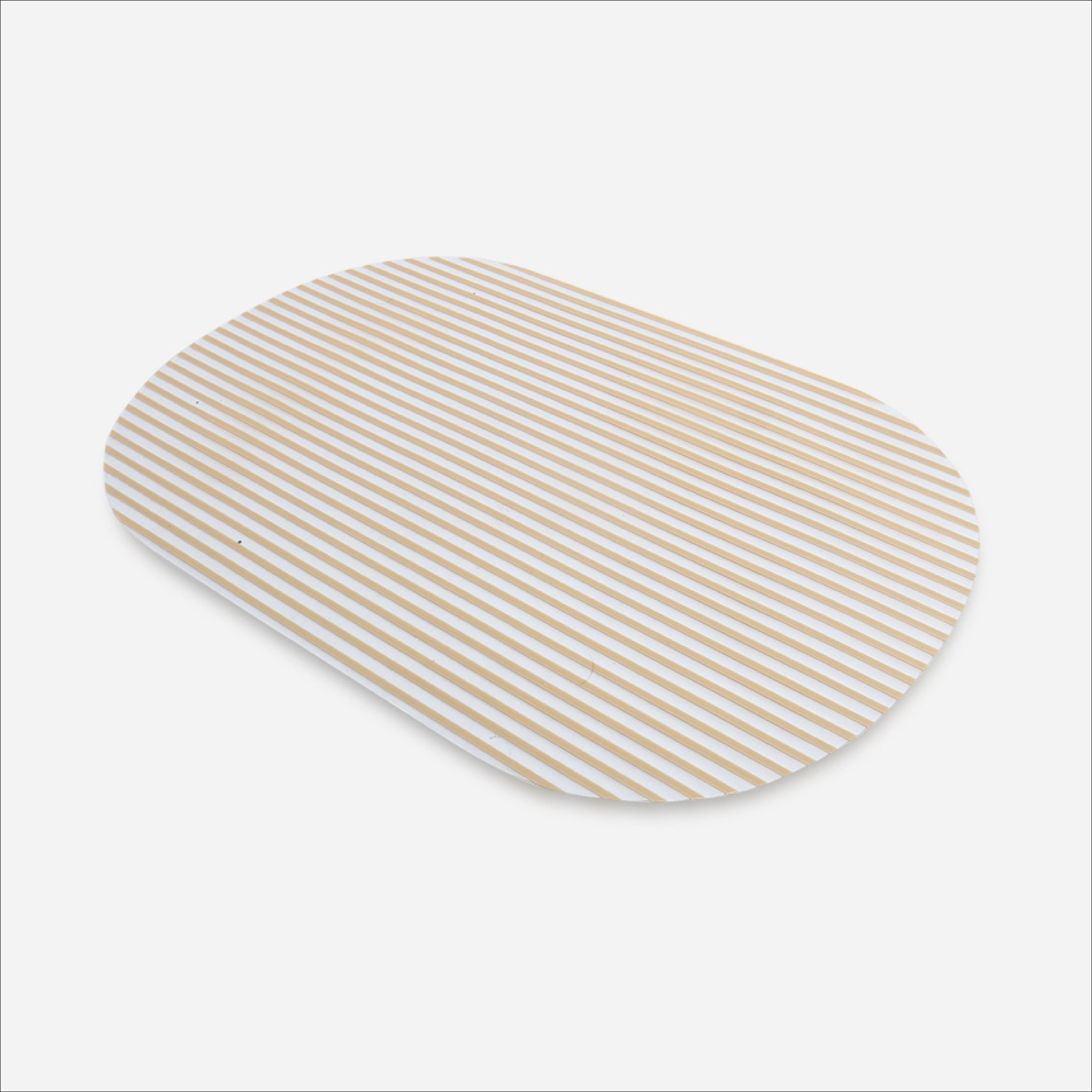 Hosh Oval Placemat (Transparent Beige) - 12x18in