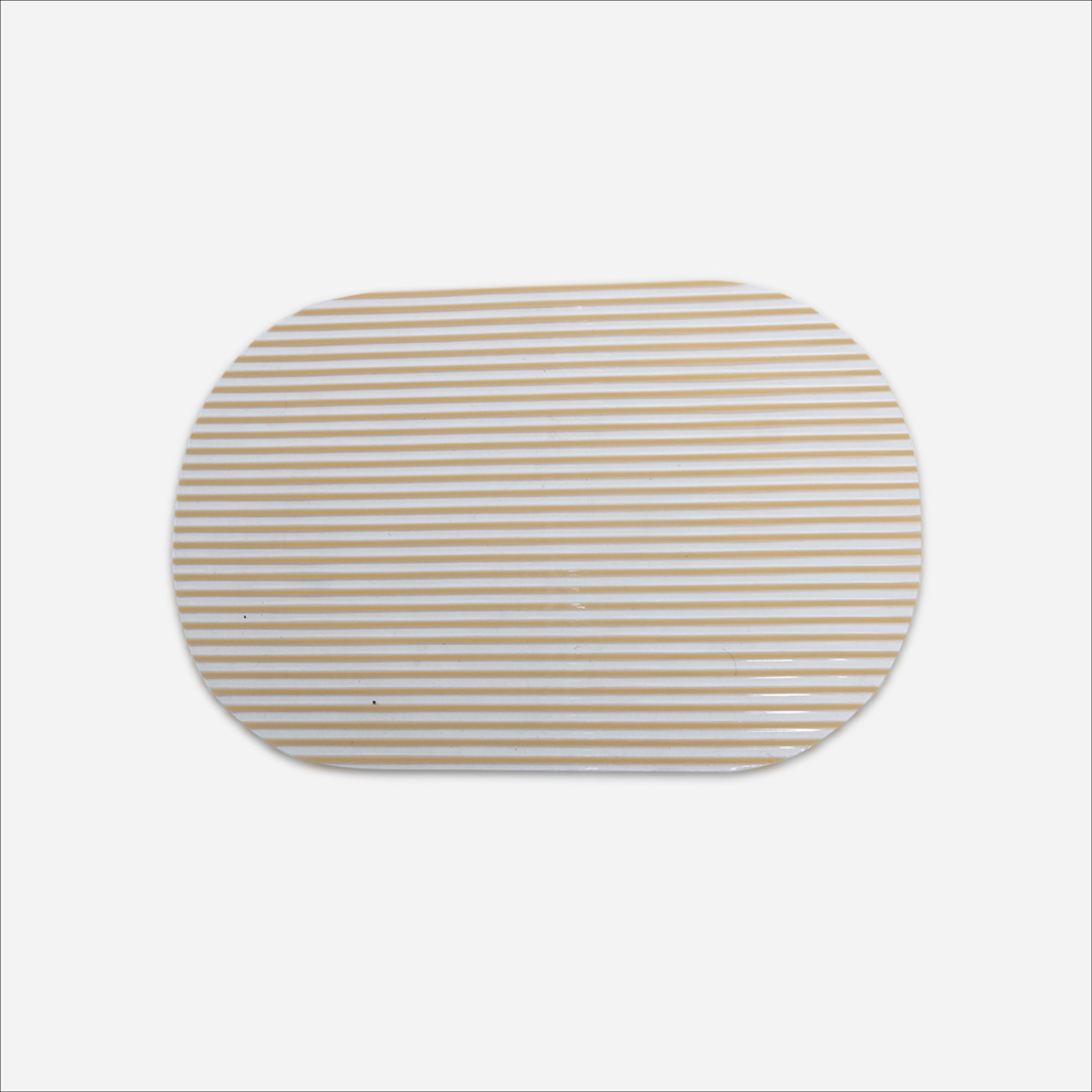 Hosh Oval Placemat (Transparent Beige) - 12x18in