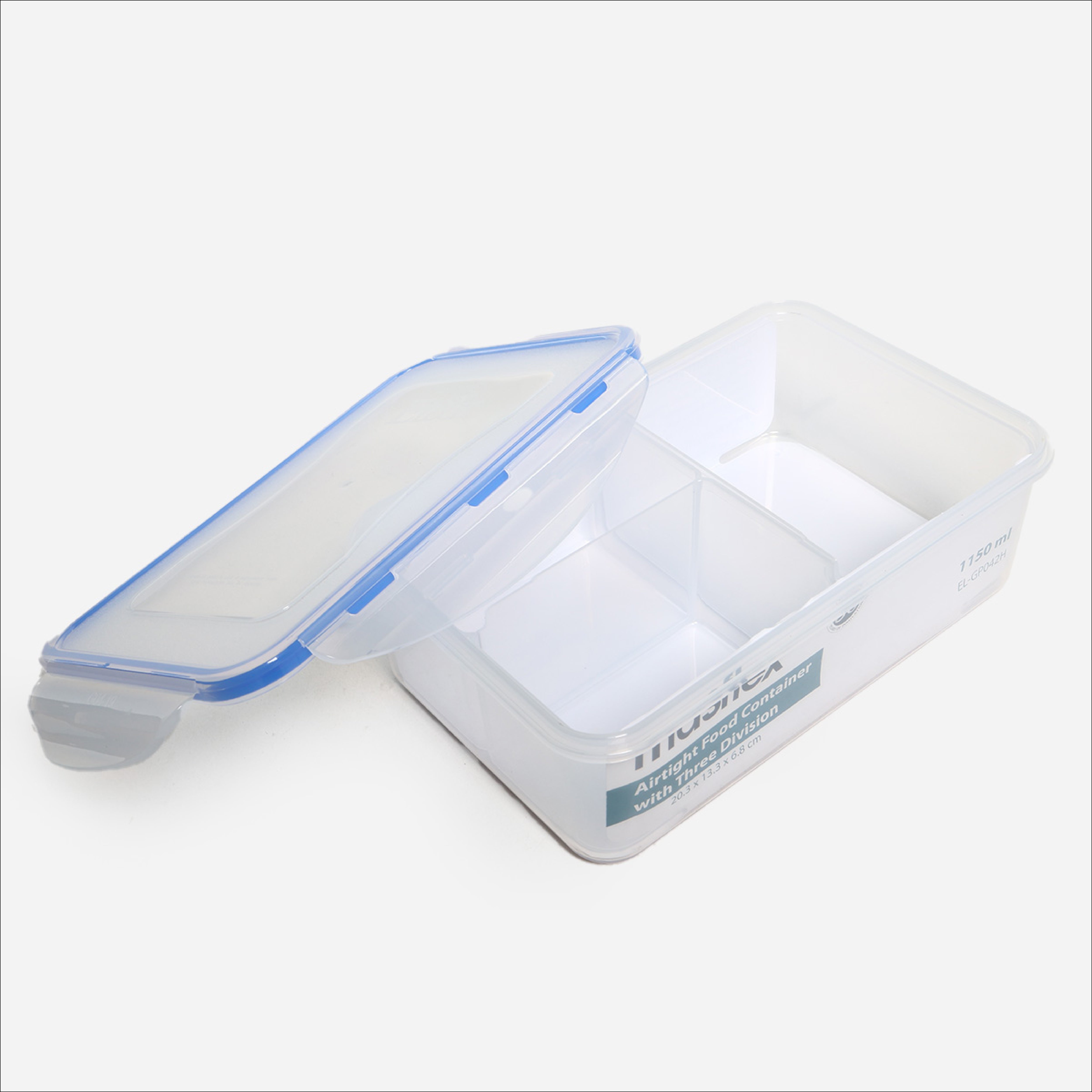 Masflex Airtight Food Container with Divider - 1150ml