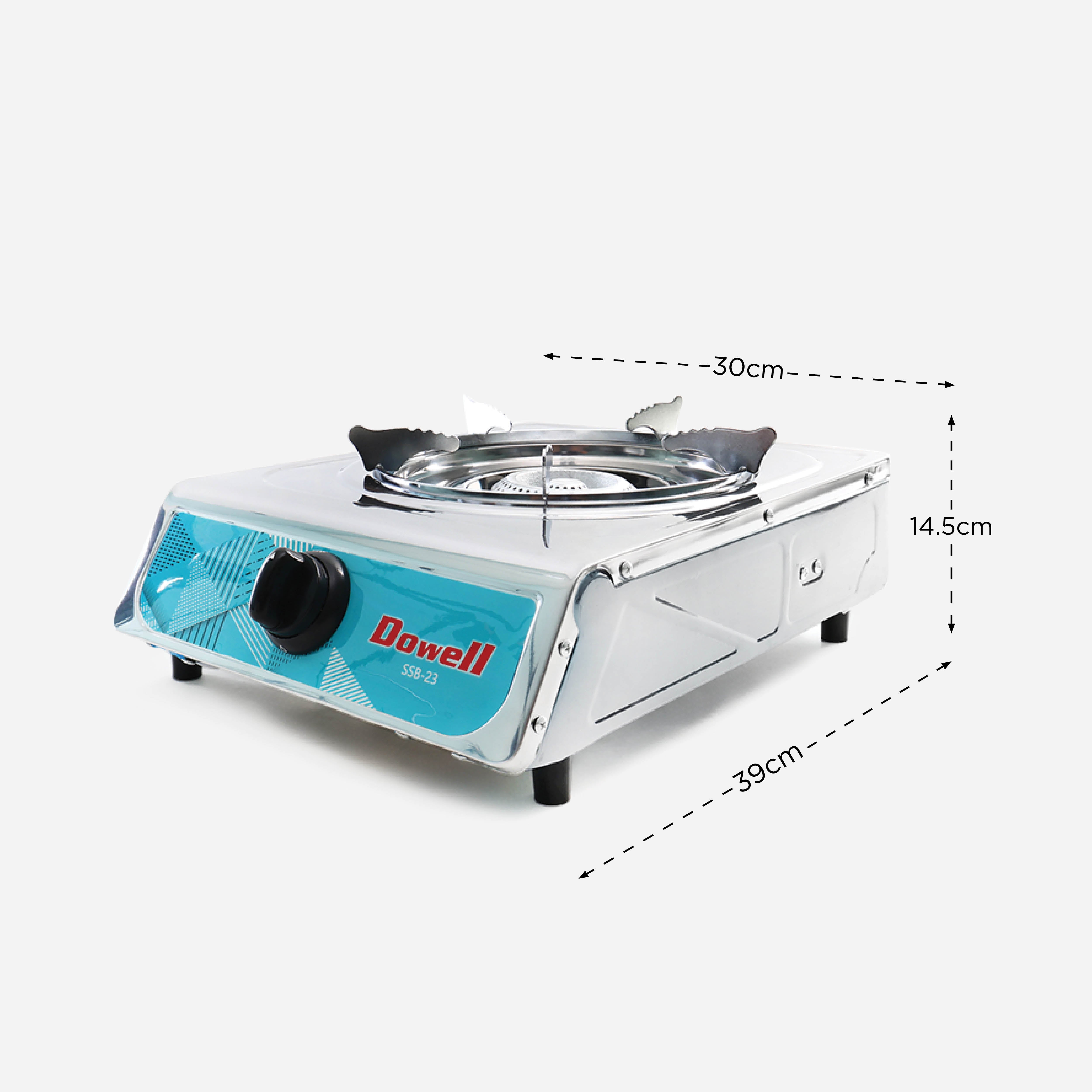 Dowell Single Gas Burner XM SSB-23 - Stainless