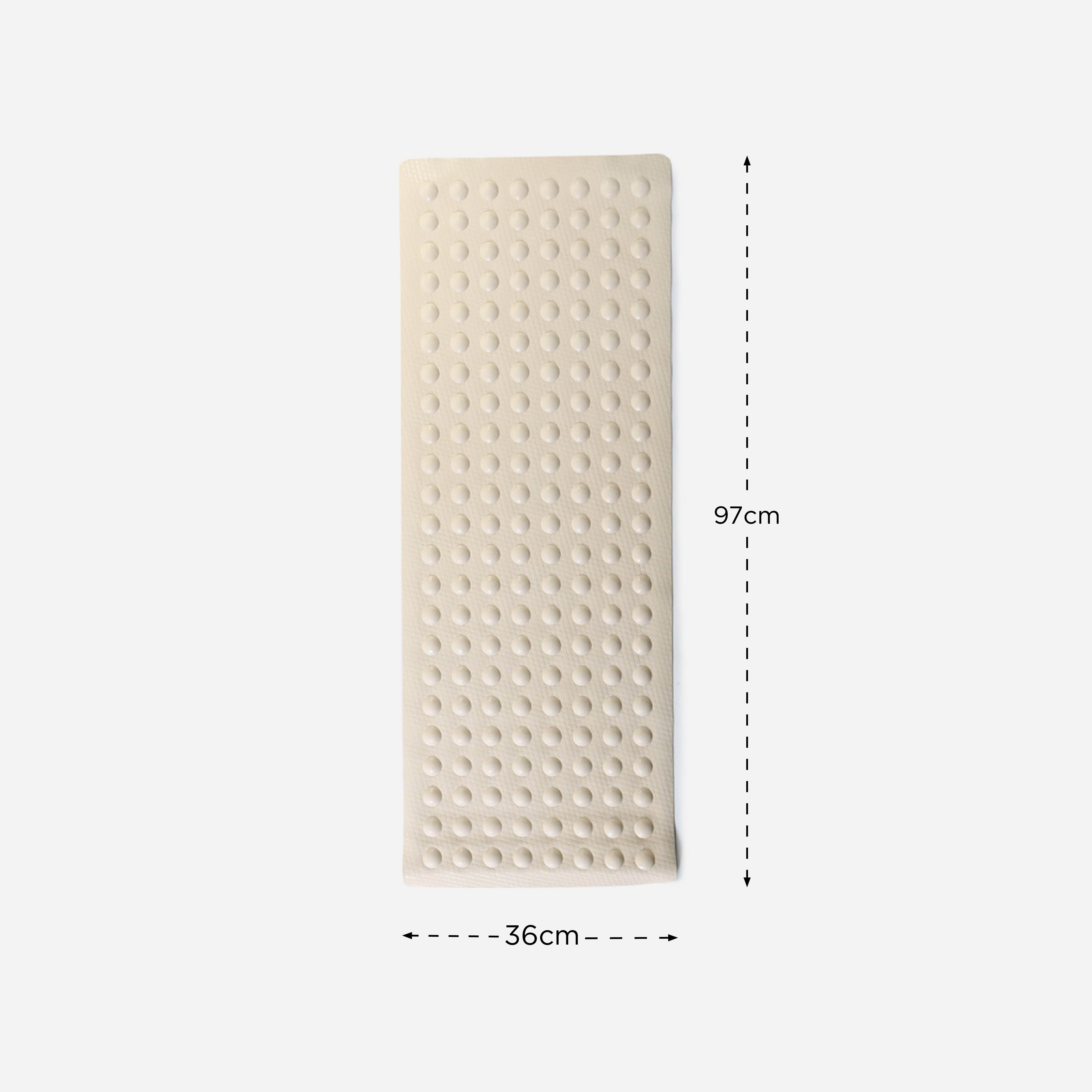 Hosh Rubber Bathmat M141 (Beige) - 36x97cm