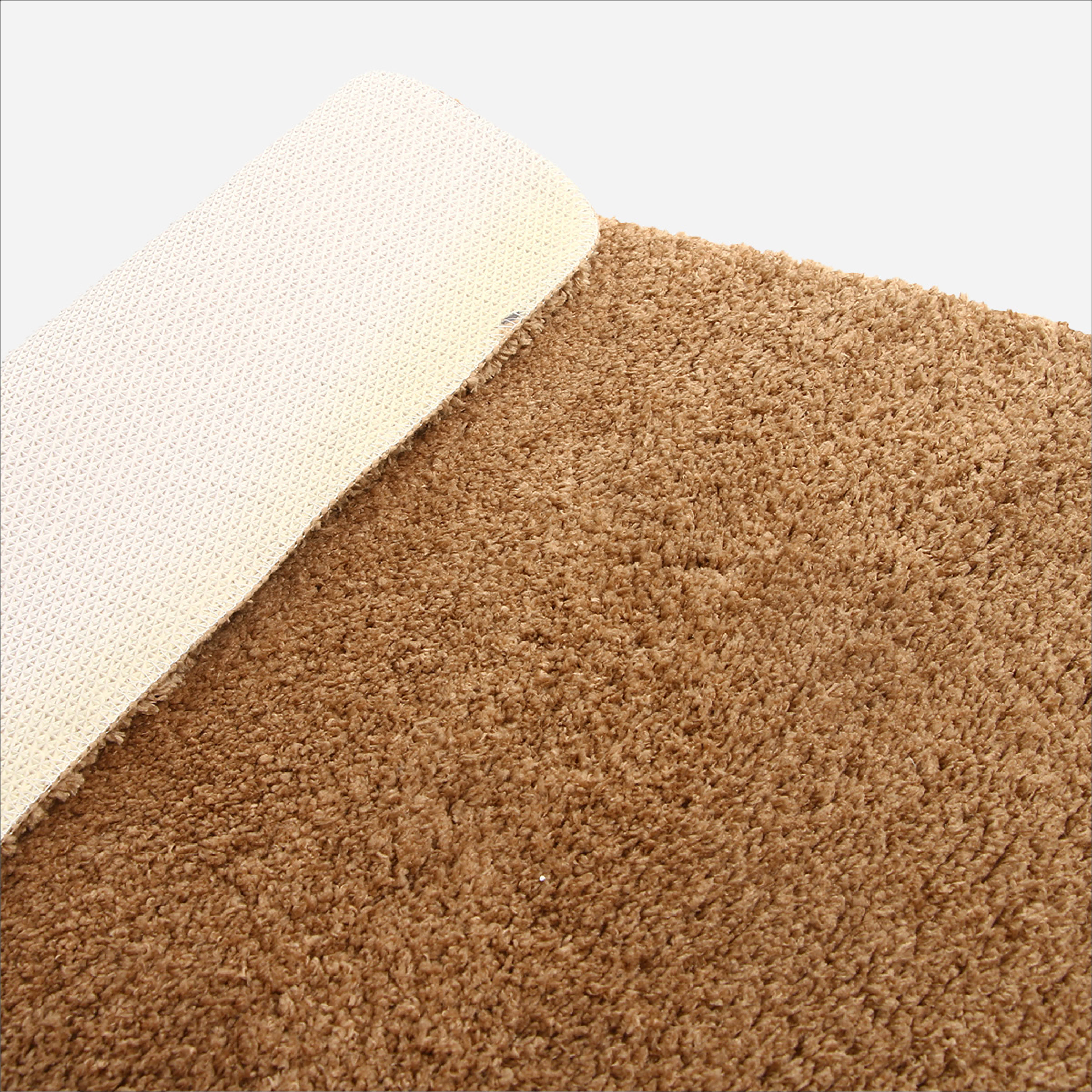 Hosh Fluffy Bath Mat (Brown) - 50x80cm