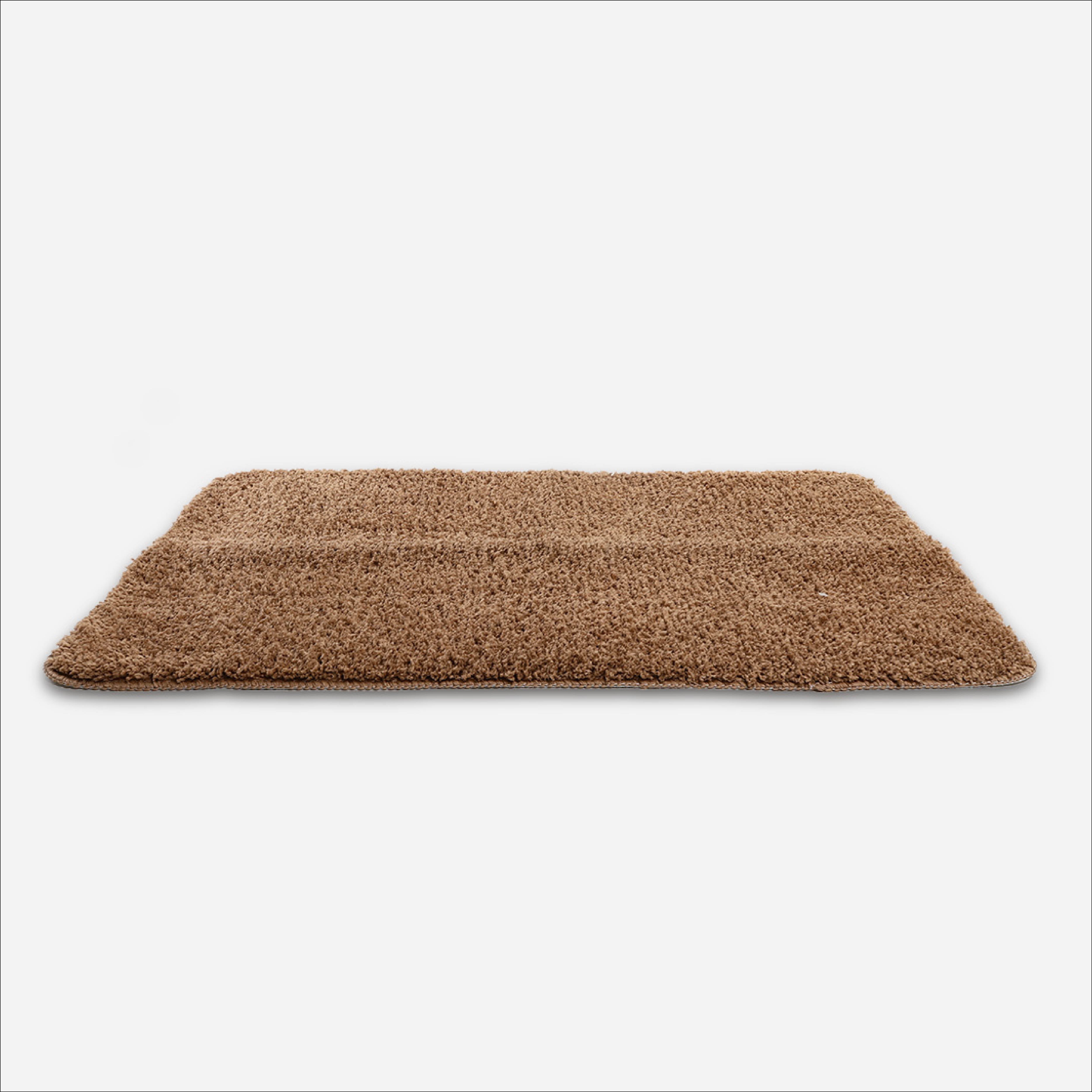 Hosh Fluffy Bath Mat (Brown) - 50x80cm