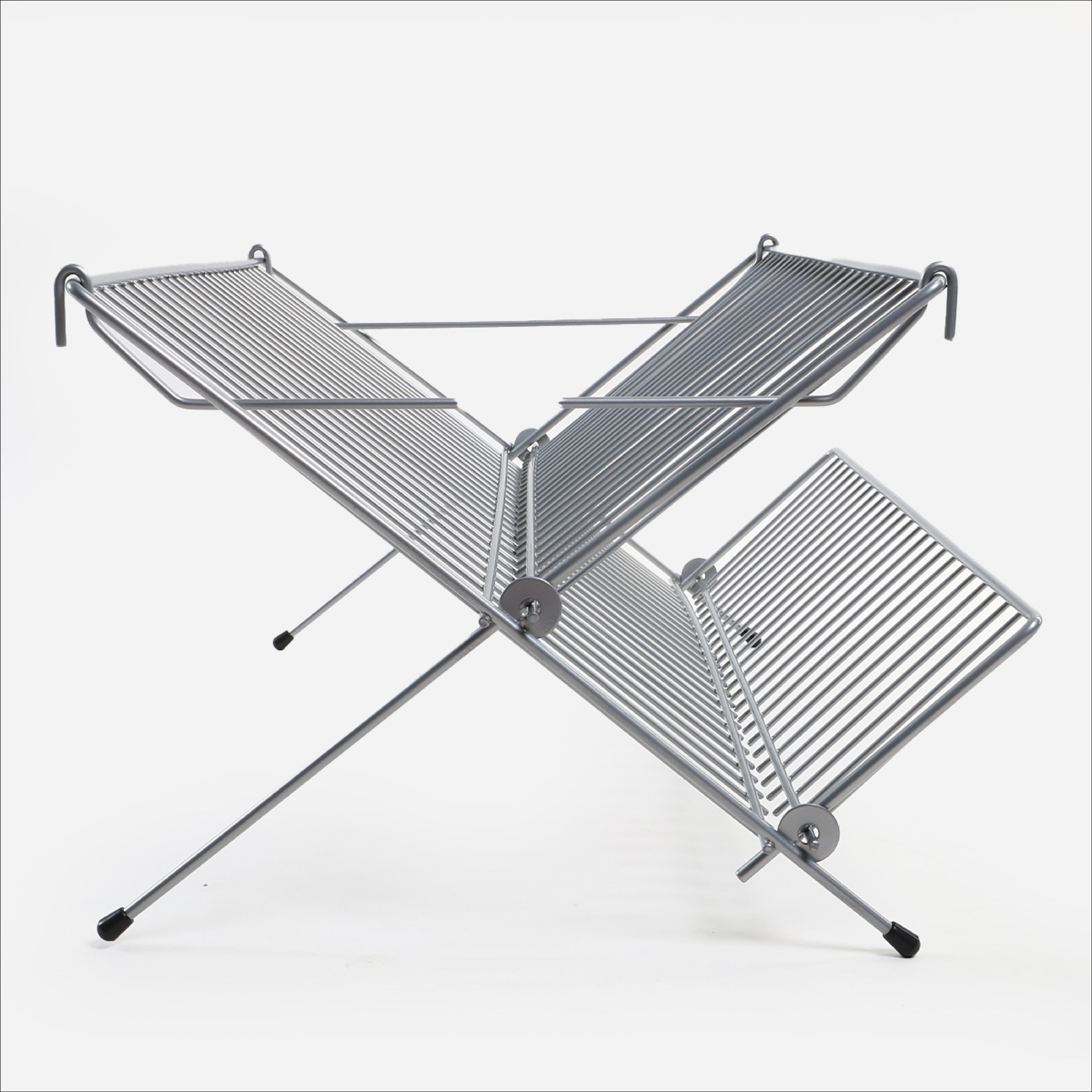 Hosh Metal Dish Rack  - Silver Gray