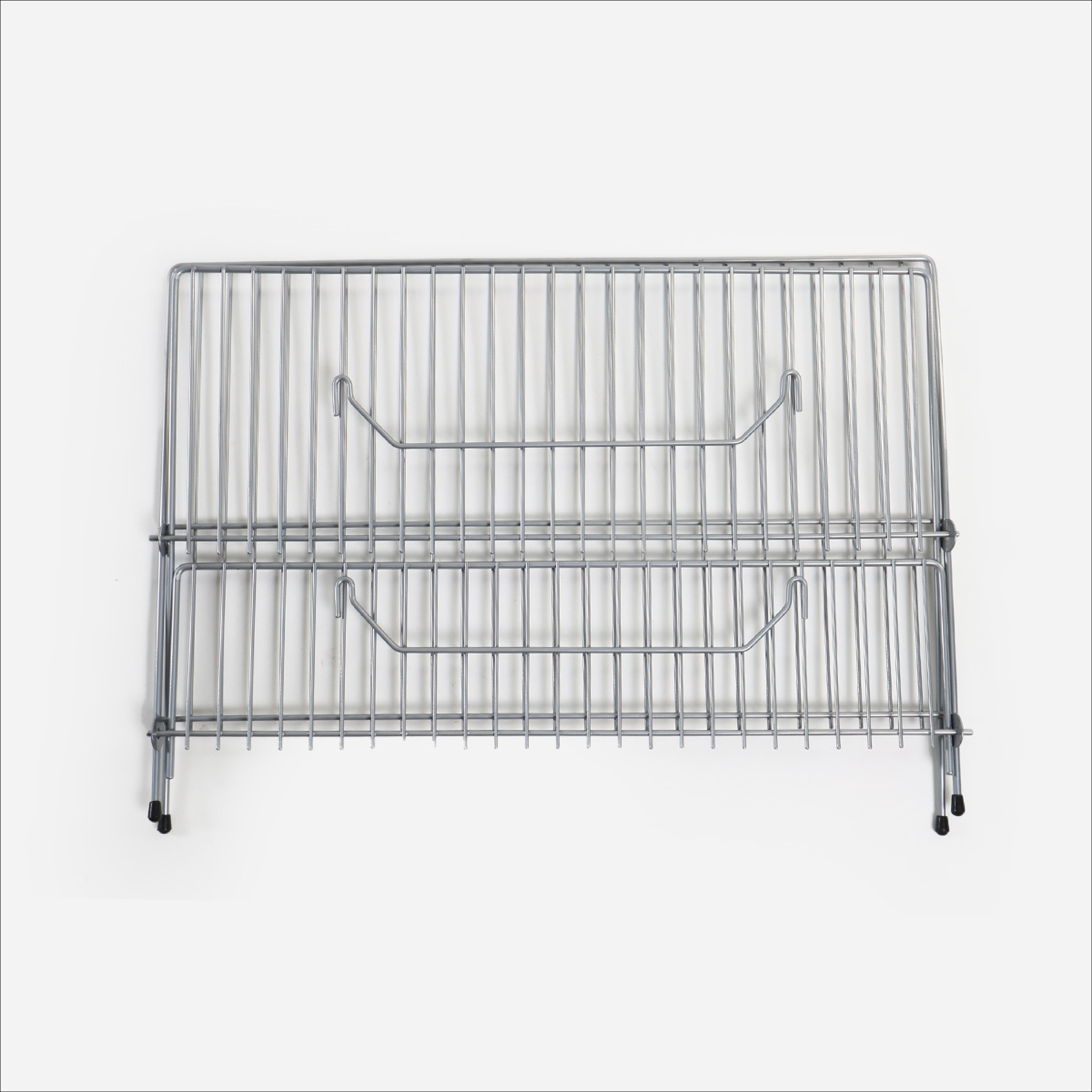 Hosh Metal Dish Rack  - Silver Gray