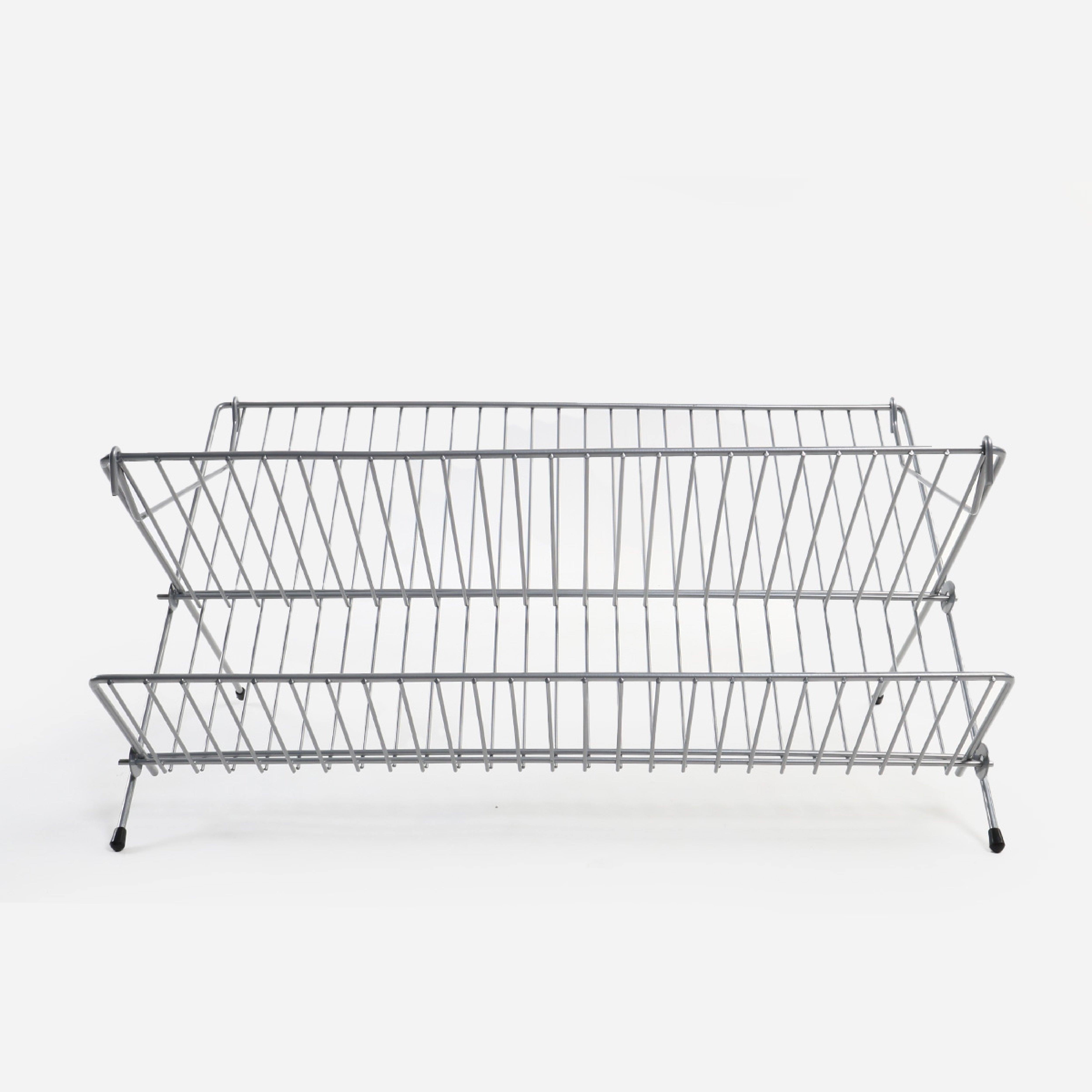 Hosh Metal Dish Rack  - Silver Gray