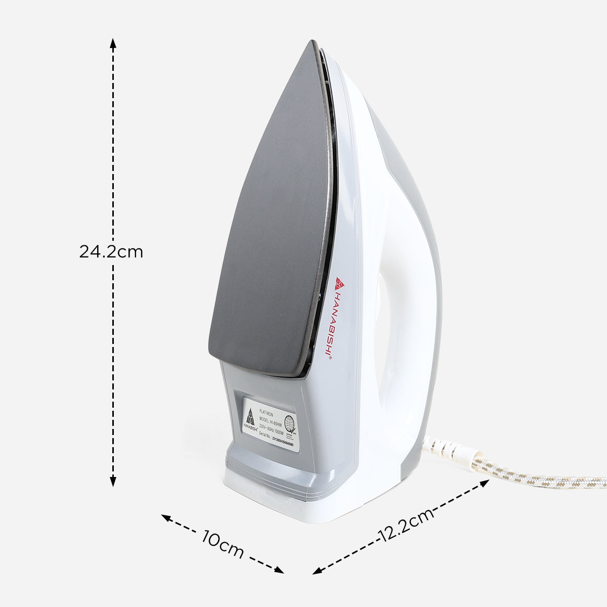 Hanabishi Flat Iron - White