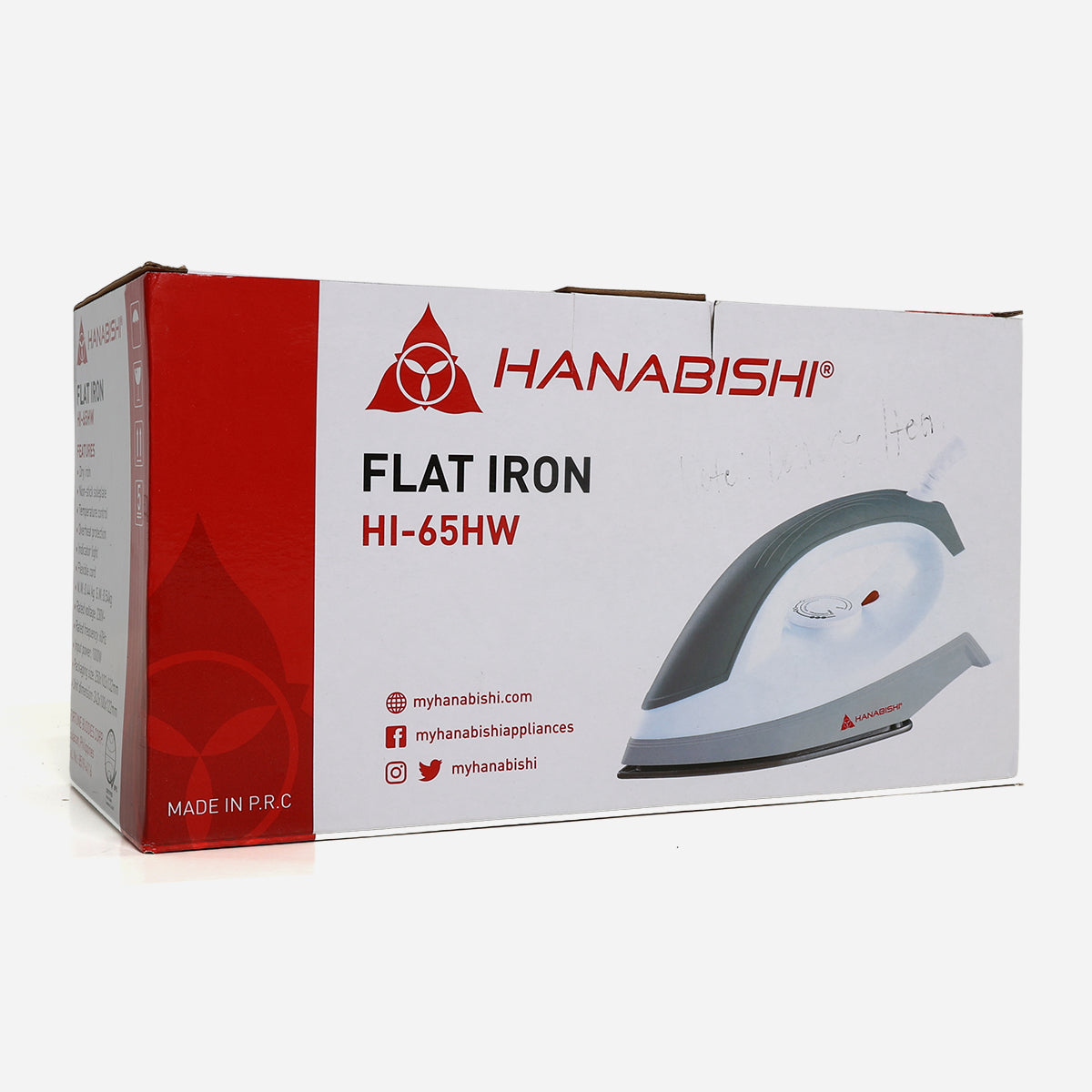 Hanabishi Flat Iron - White