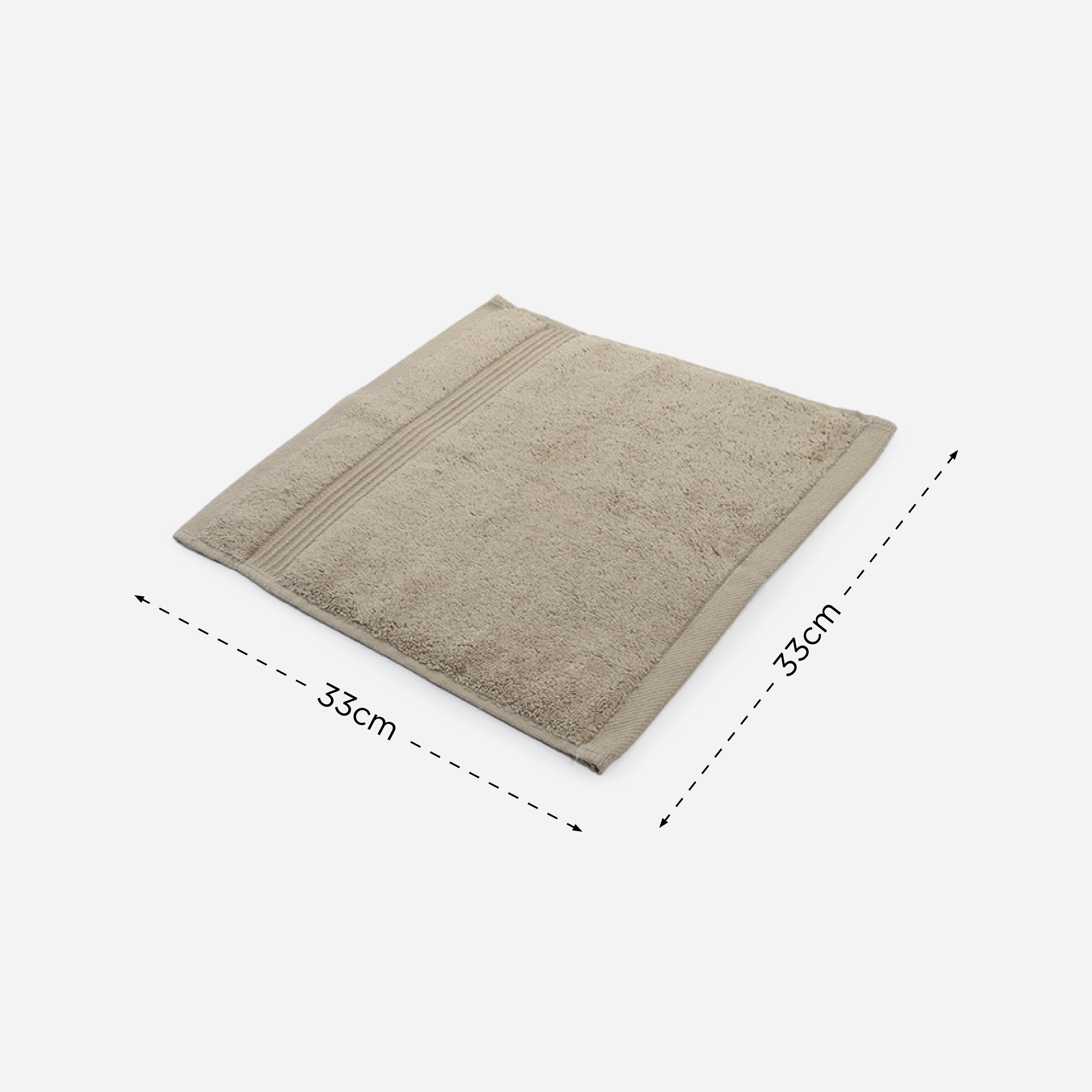 Hosh Combed Cotton Face Towel - Eucalyptus Gray