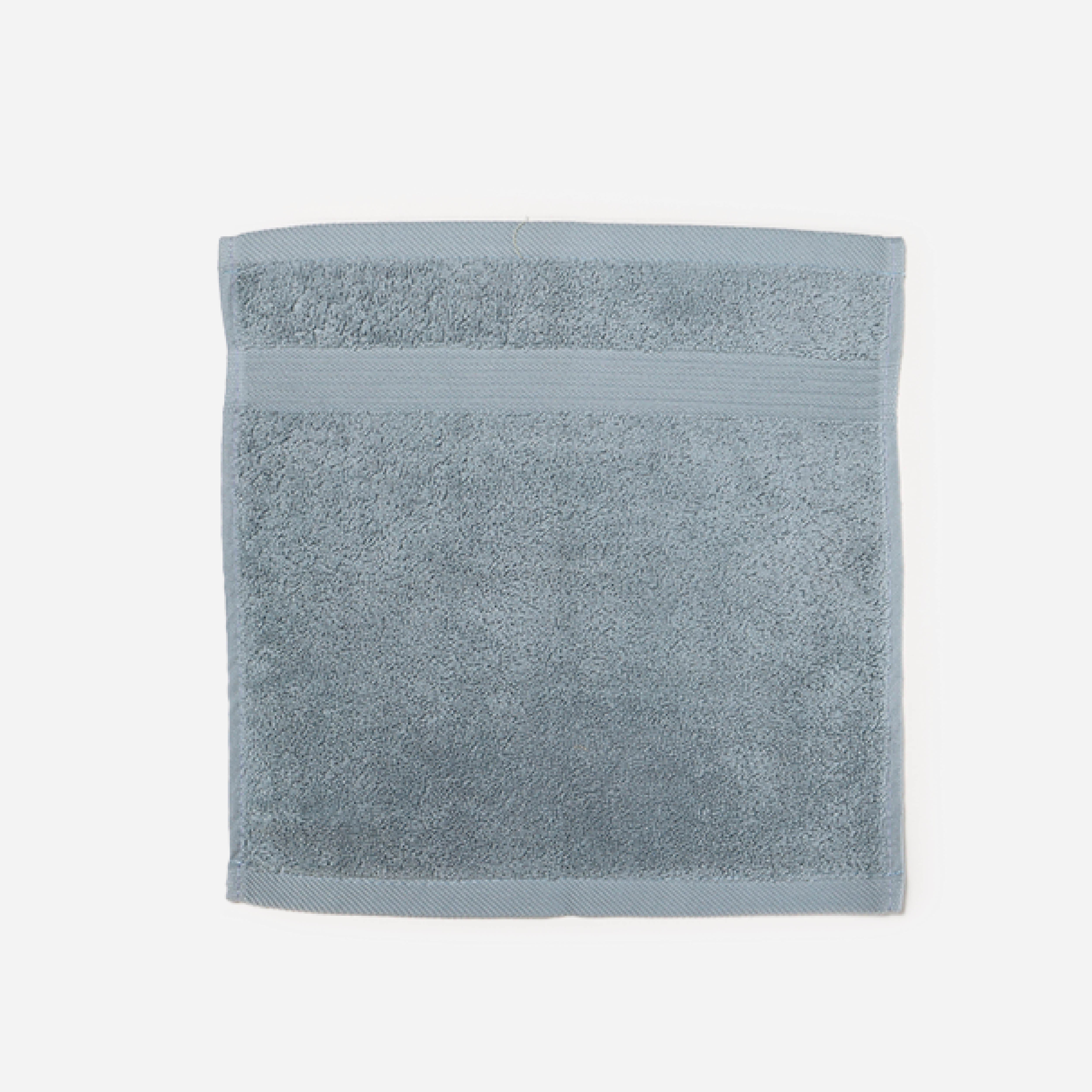 Hosh Combed Cotton Face Towel - Slate Gray