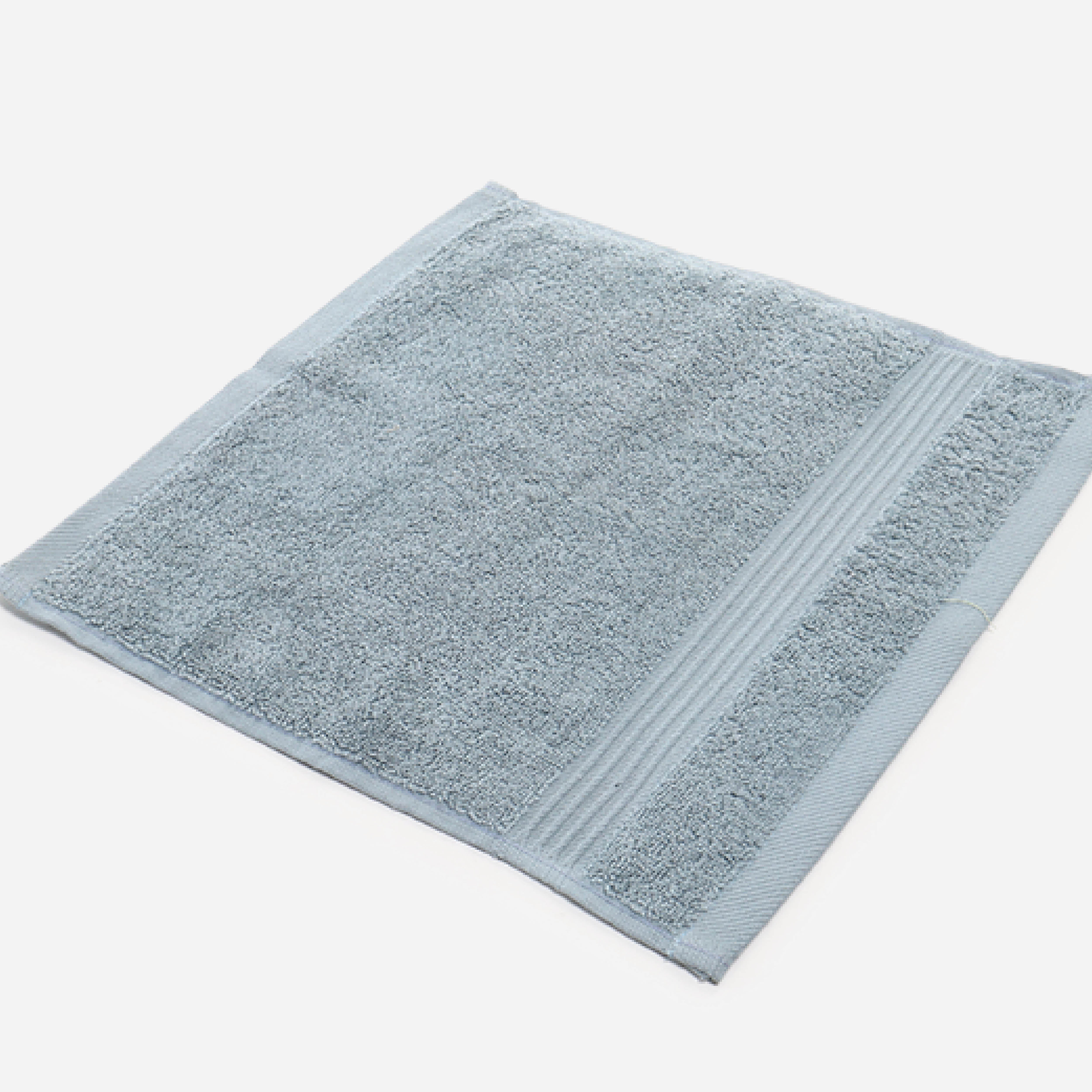 Hosh Combed Cotton Face Towel - Slate Gray
