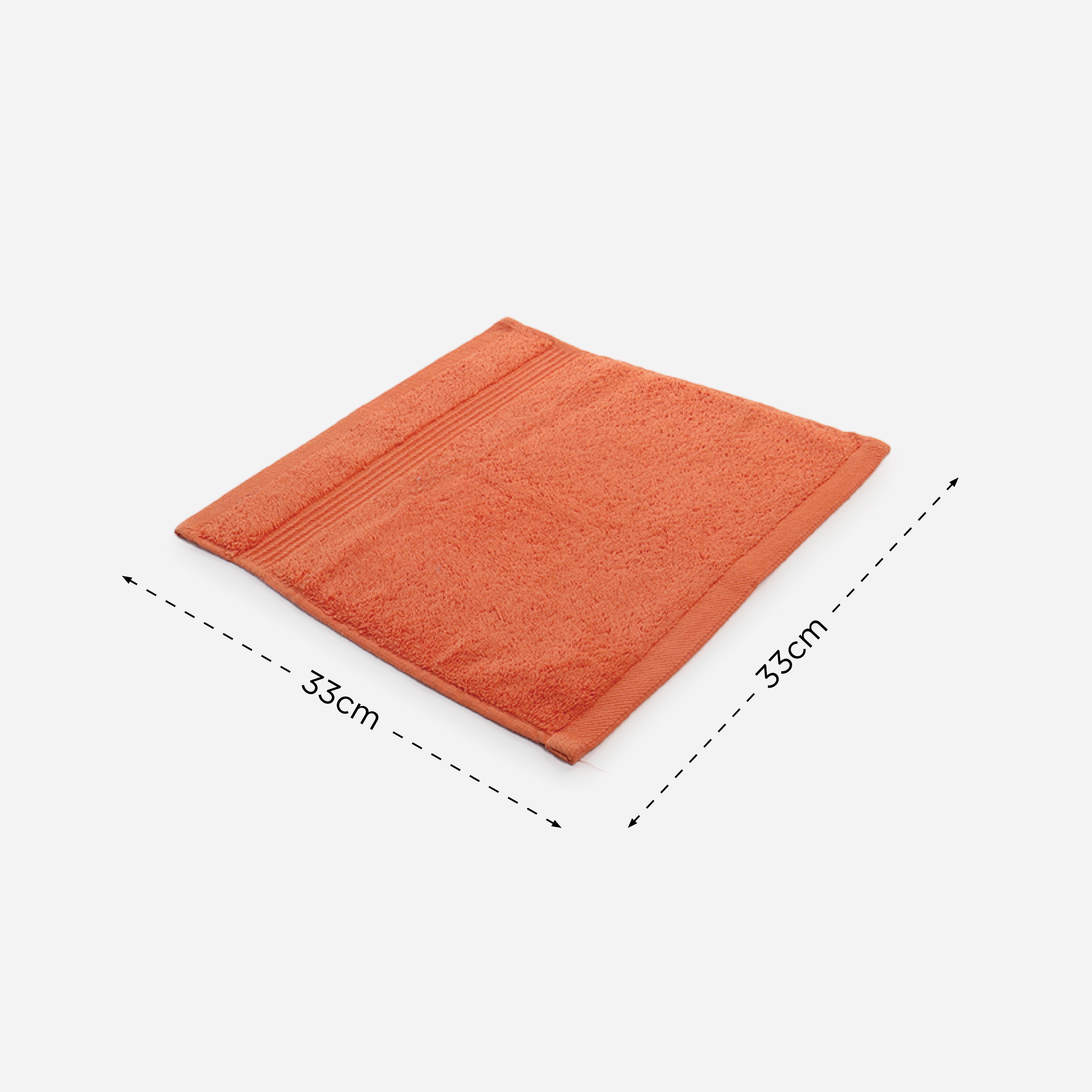 Hosh Combed Cotton Face Towel - Arabesque Clay