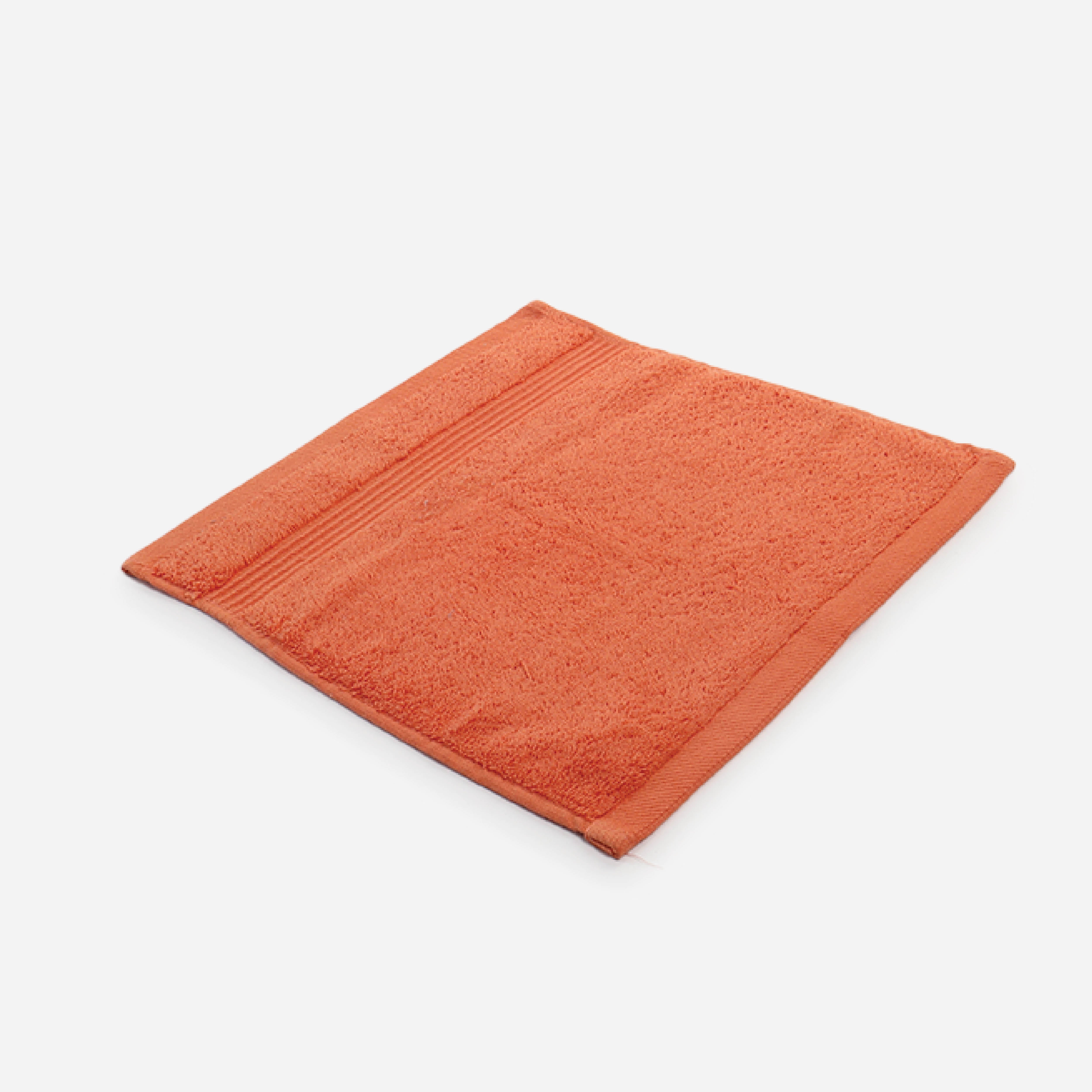 Hosh Combed Cotton Face Towel - Arabesque Clay