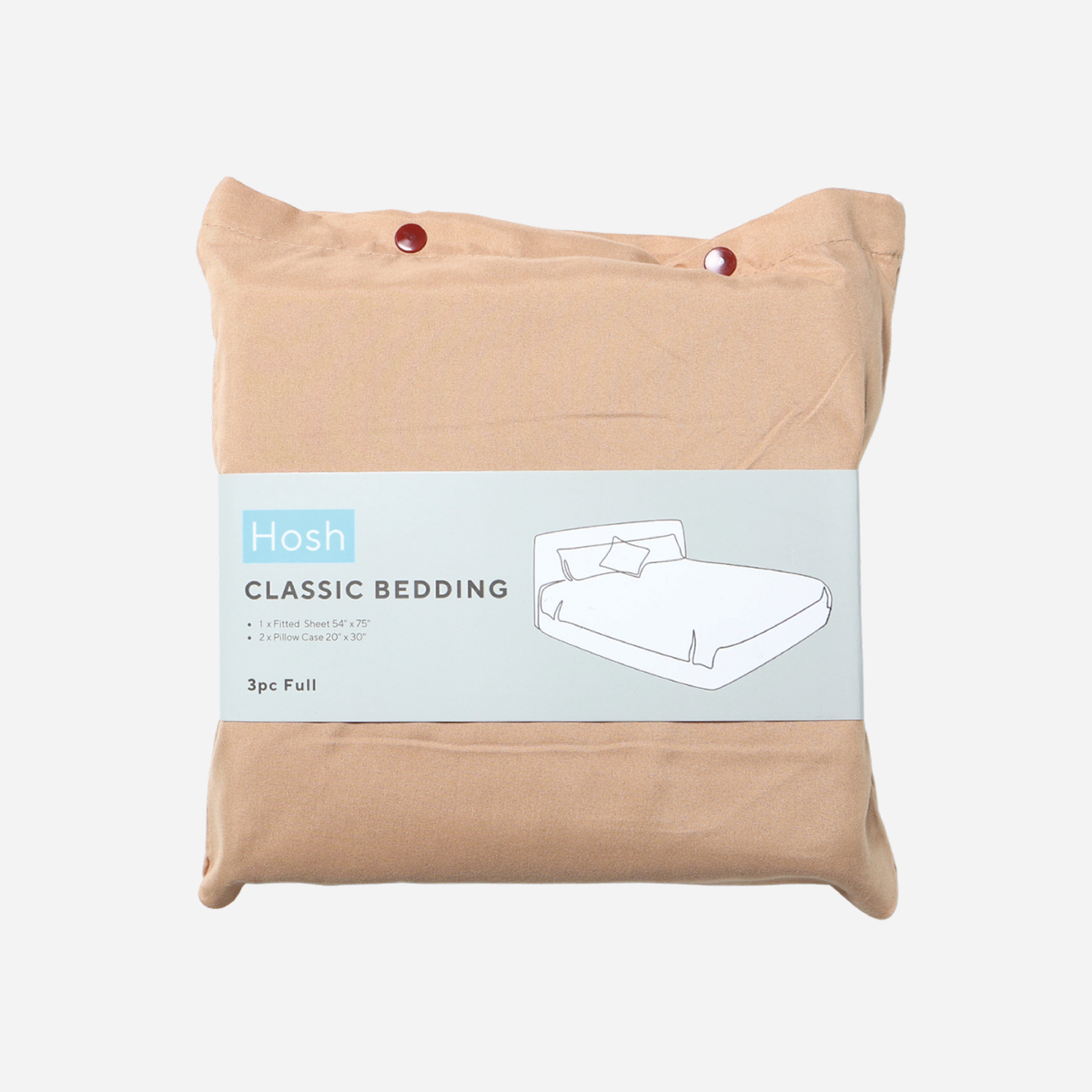 HWP-10430364:10430364_-_HOSH_BED_3PC_FITTED_BEDSHEET_BROWN_FULL.jpg