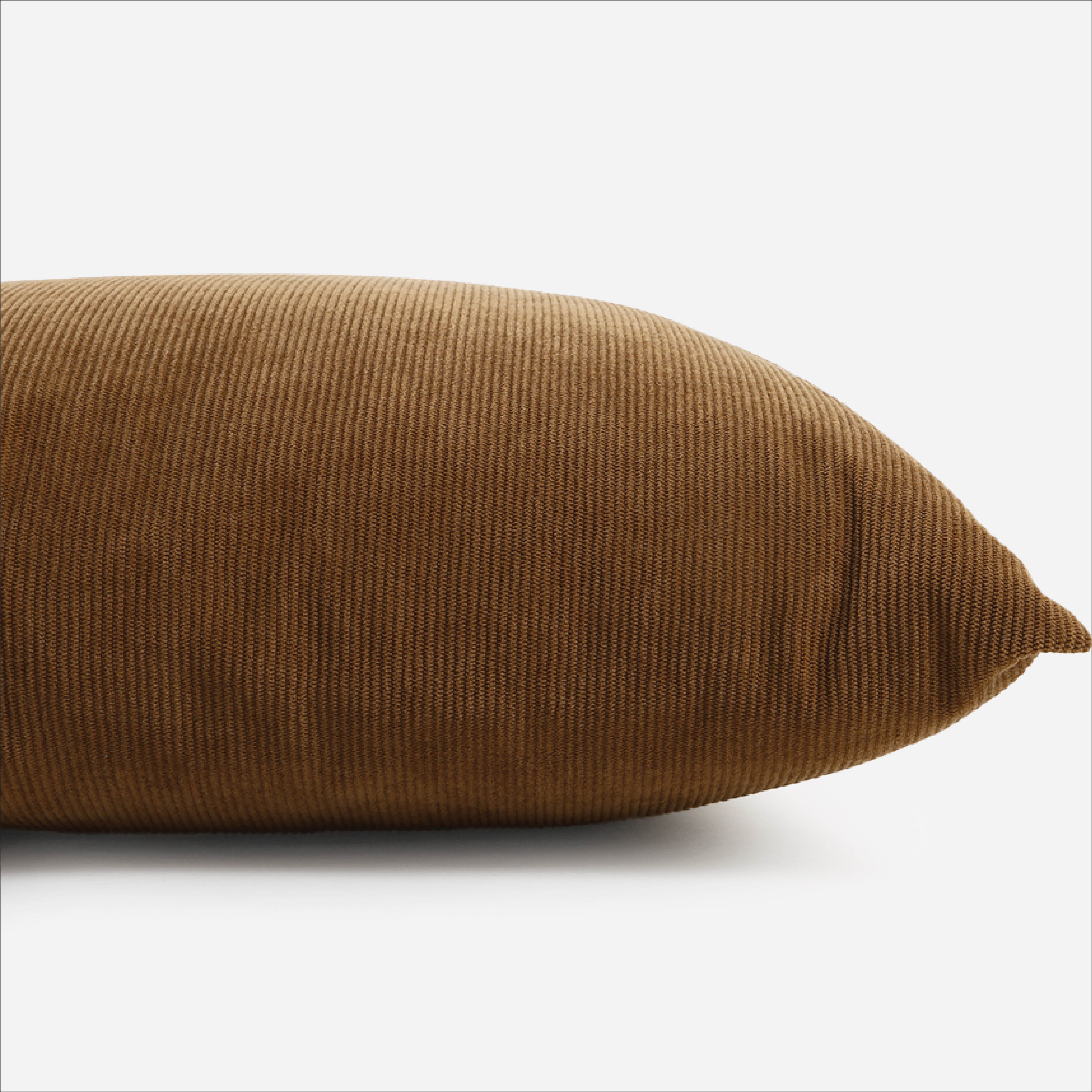 SM Home Corduroy Throw Pillow (Beige) - 18x18in