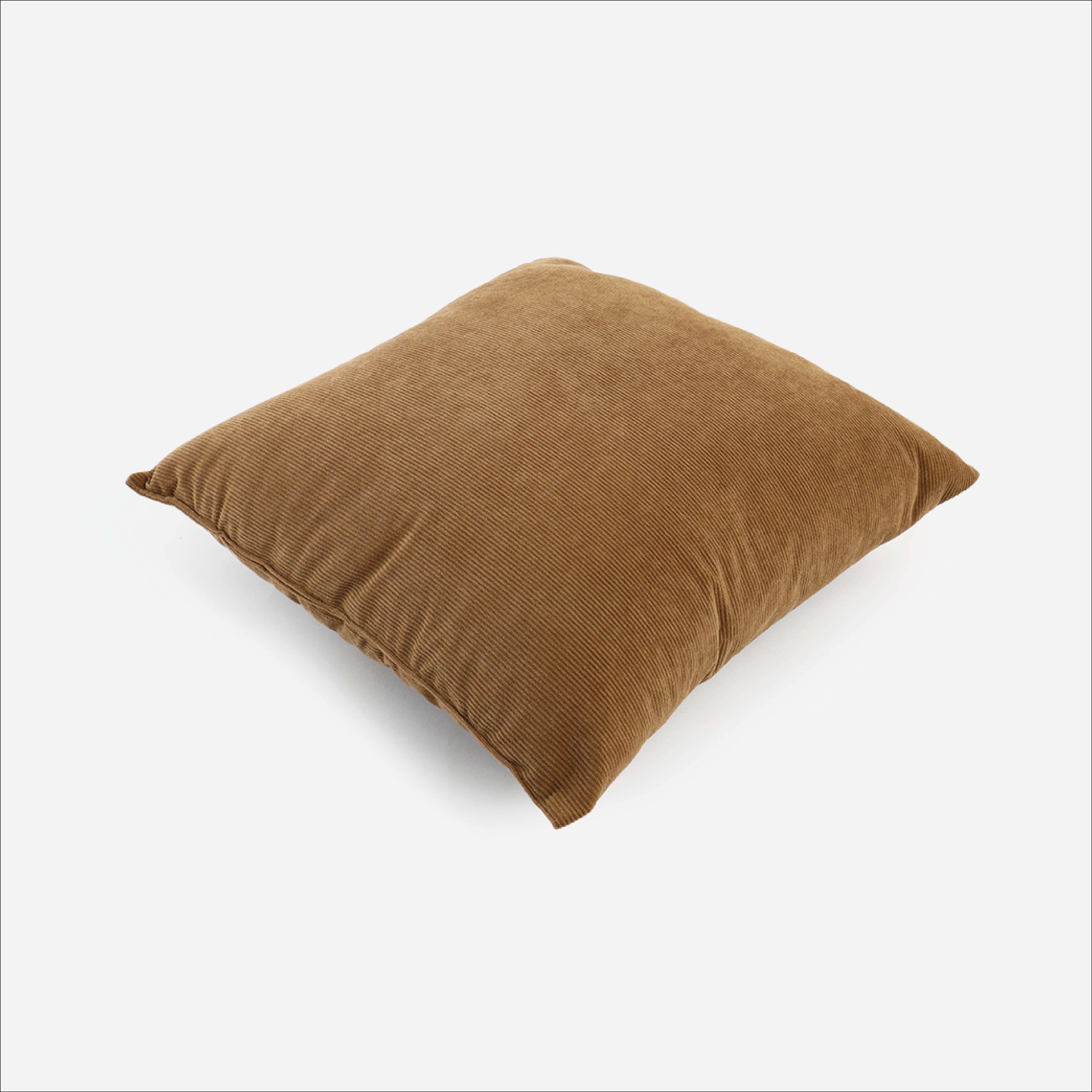 SM Home Corduroy Throw Pillow (Beige) - 18x18in