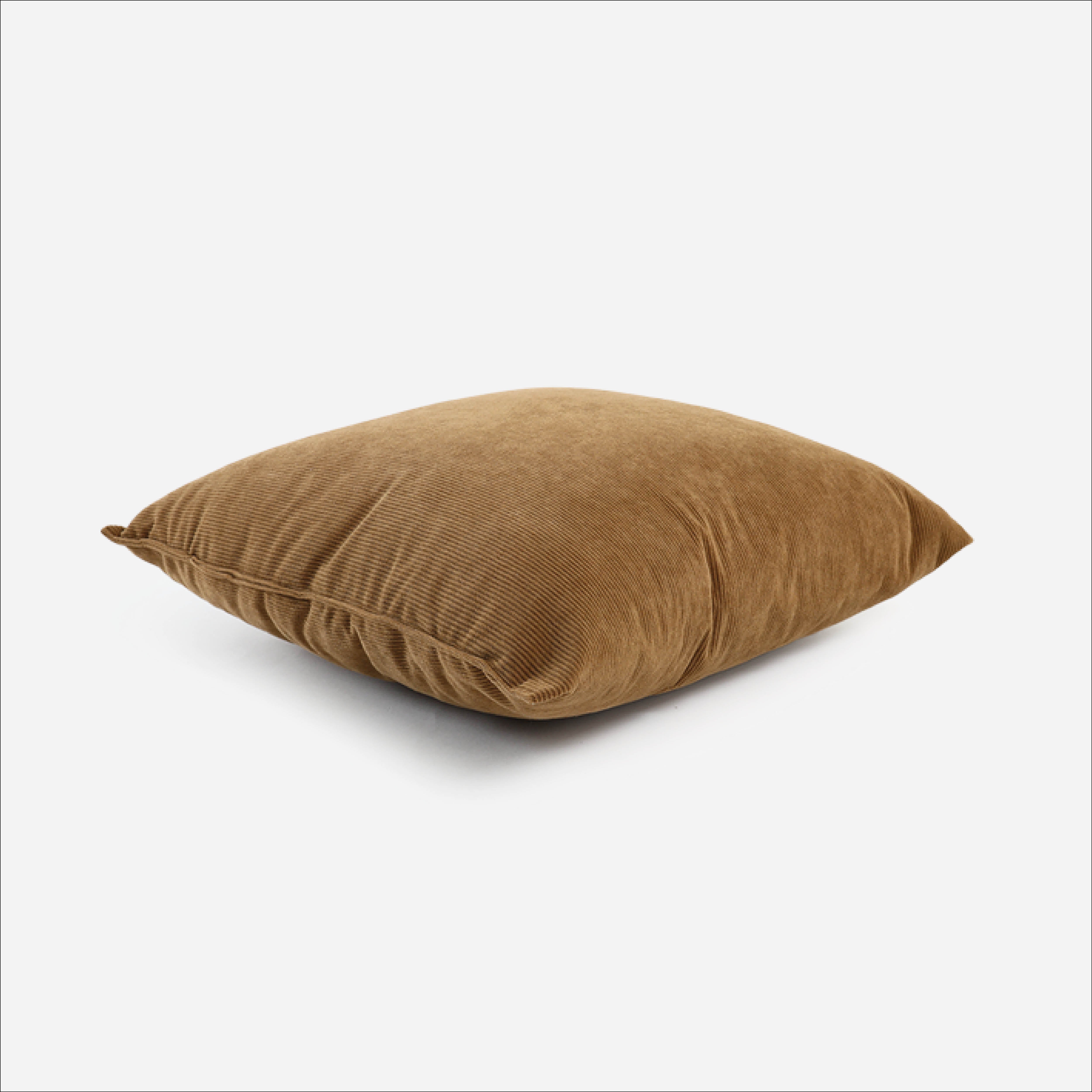 SM Home Corduroy Throw Pillow (Beige) - 18x18in