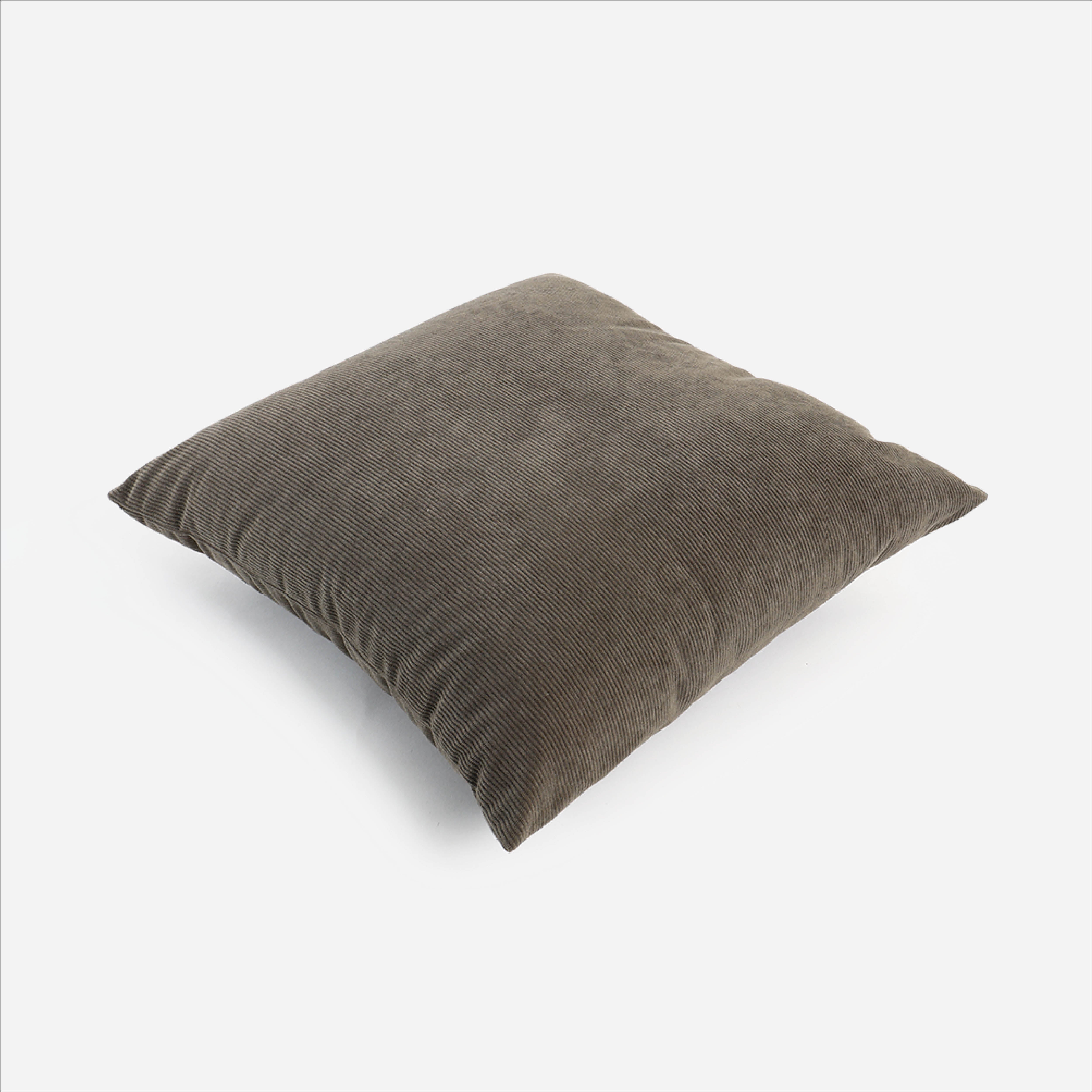SM Home Corduroy Throw Pillow (Olive Green) - 18x18in