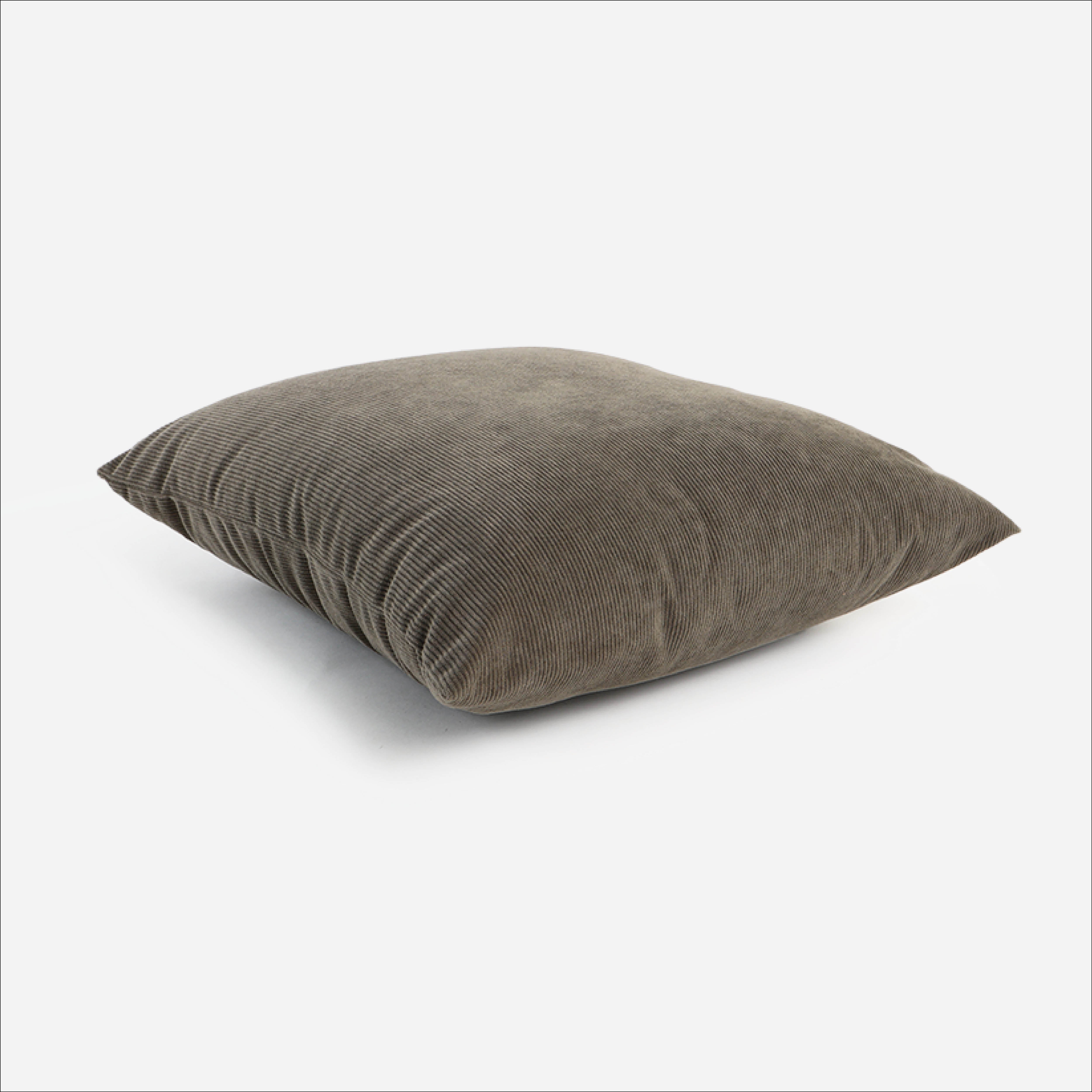 SM Home Corduroy Throw Pillow (Olive Green) - 18x18in