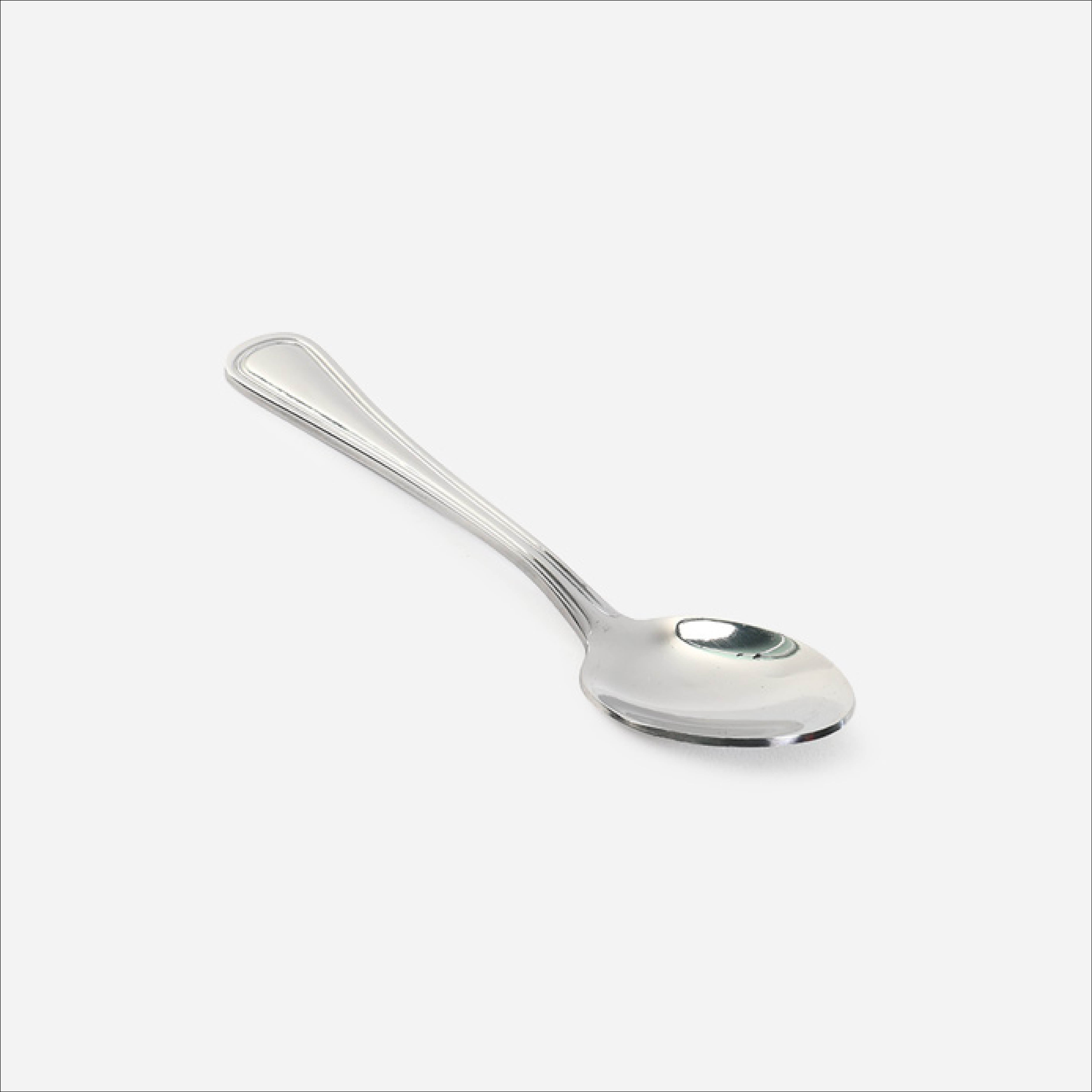Eurochef Set of 4 Dinner Teaspoon V24 - Silver