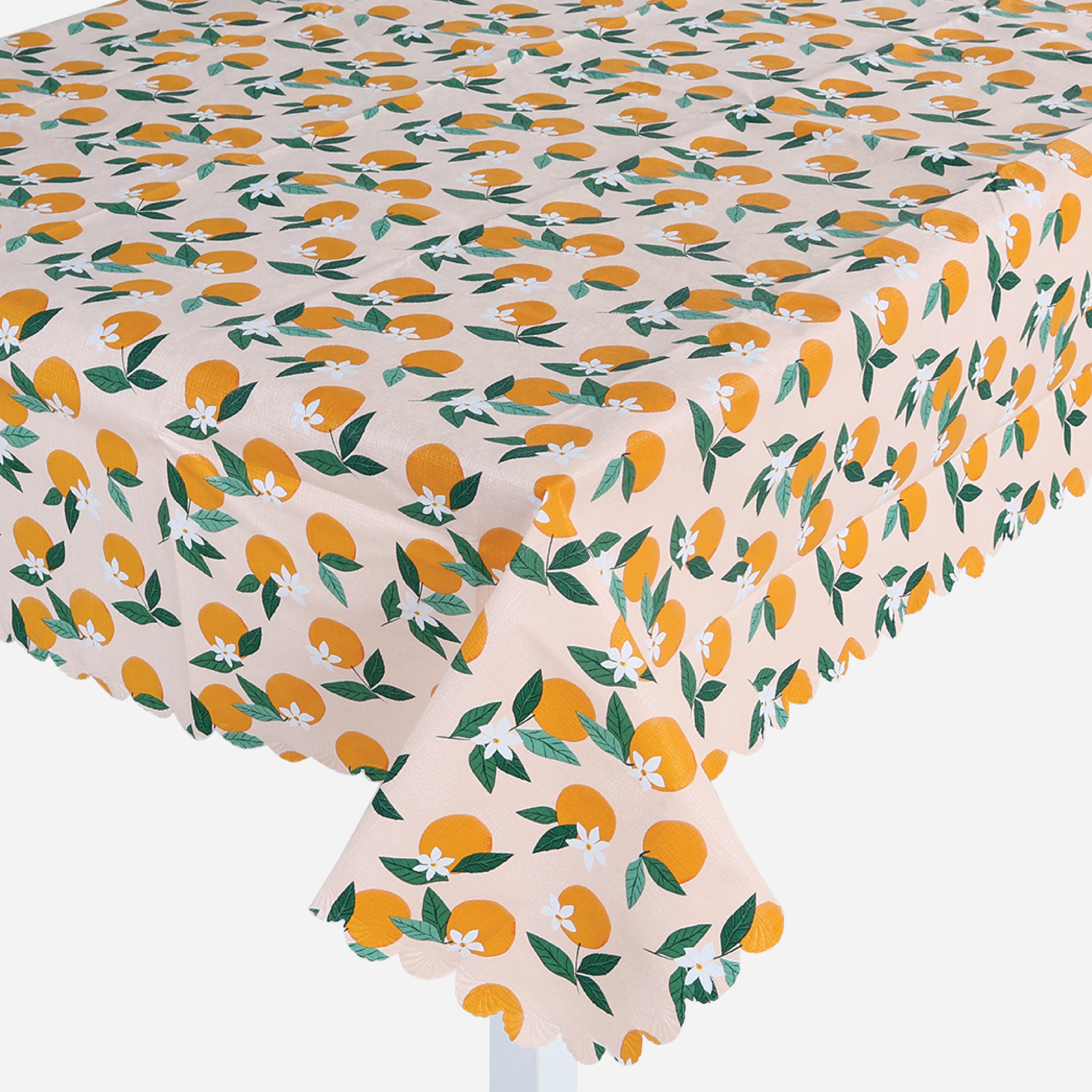 Hosh Vinyl Flannel-backed Tablecloth - 60x90in.