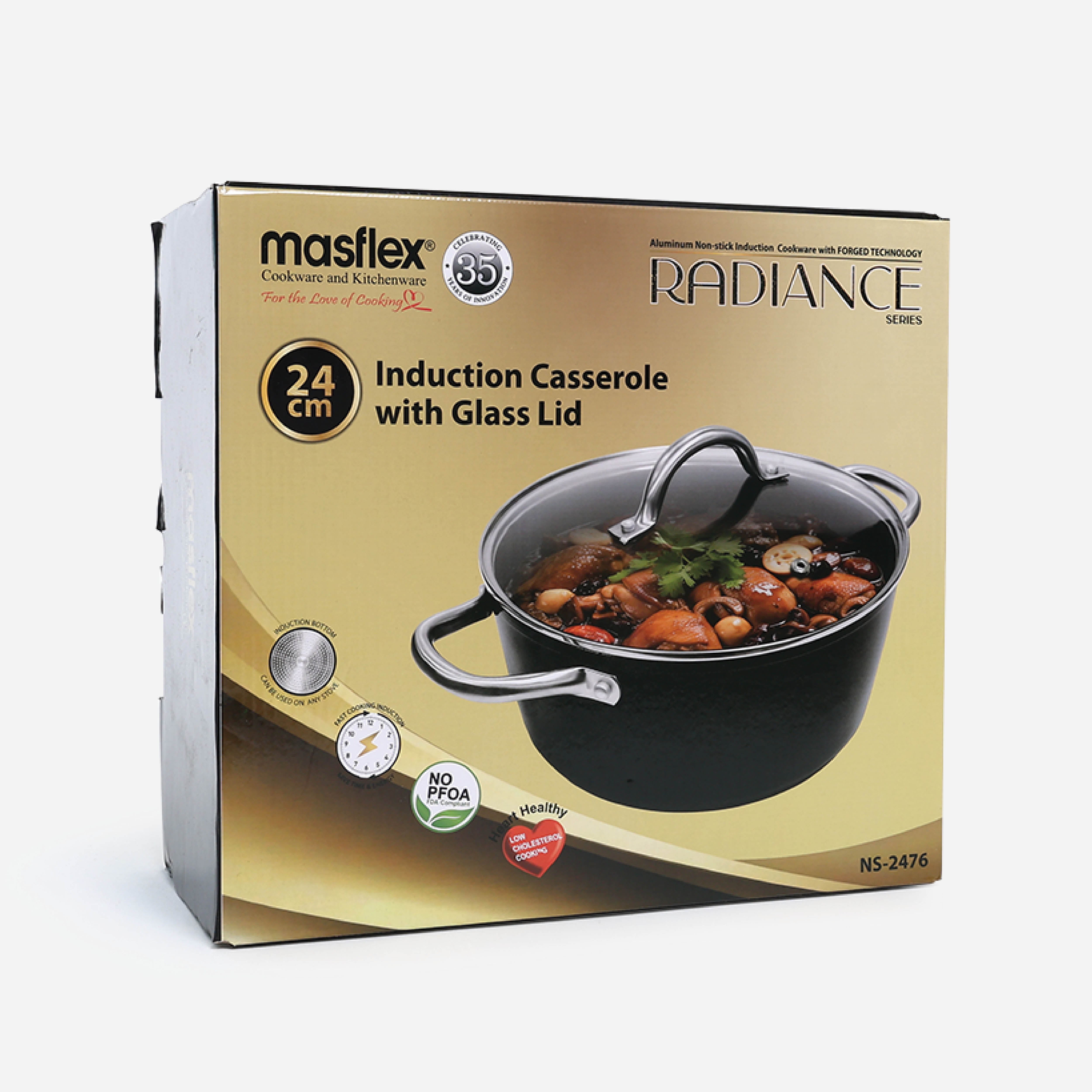 Masflex Radiance Forged Casserole - 24cm
