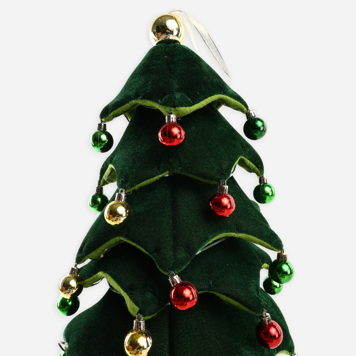 SM Home Collapsible Tree with LED Lights (Red/Green) - 110cm