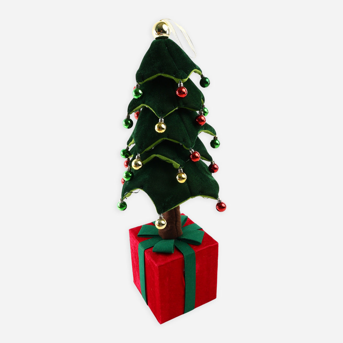 SM Home Collapsible Tree with LED Lights (Red/Green) - 110cm