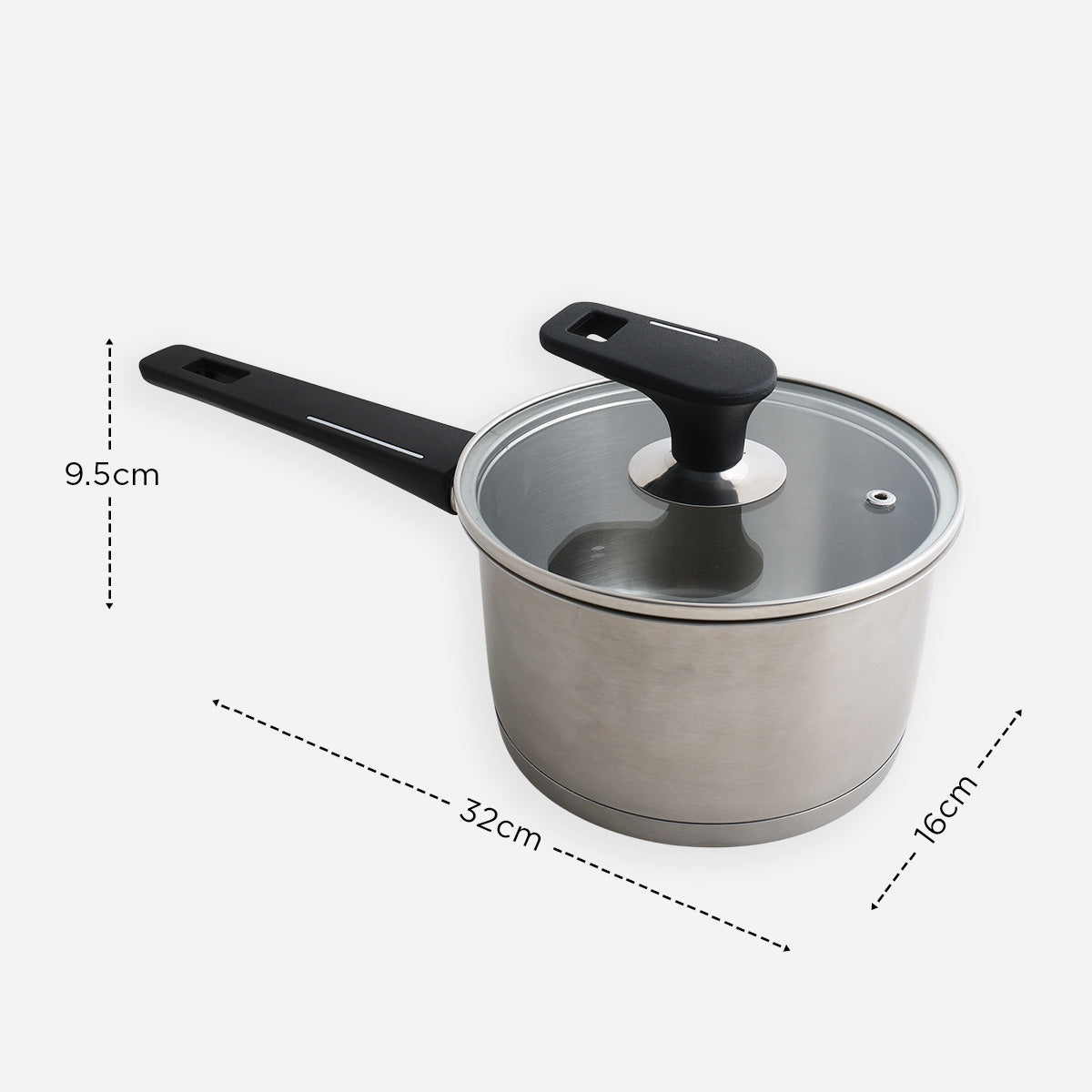 Metro Stainless Steel Sauce Pan - 16cm