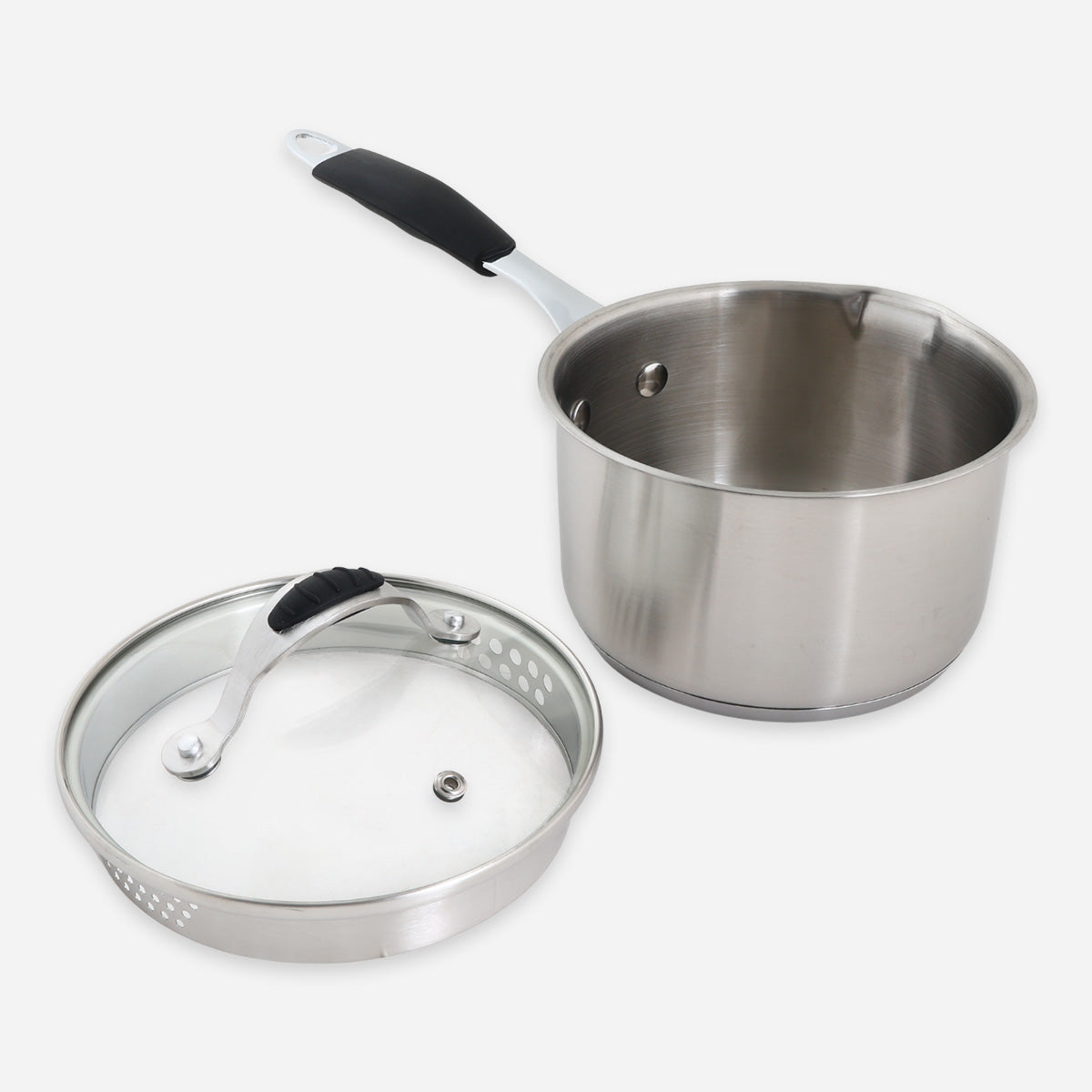 Metro Stainless Steel Saucepan with Lid - 16cm