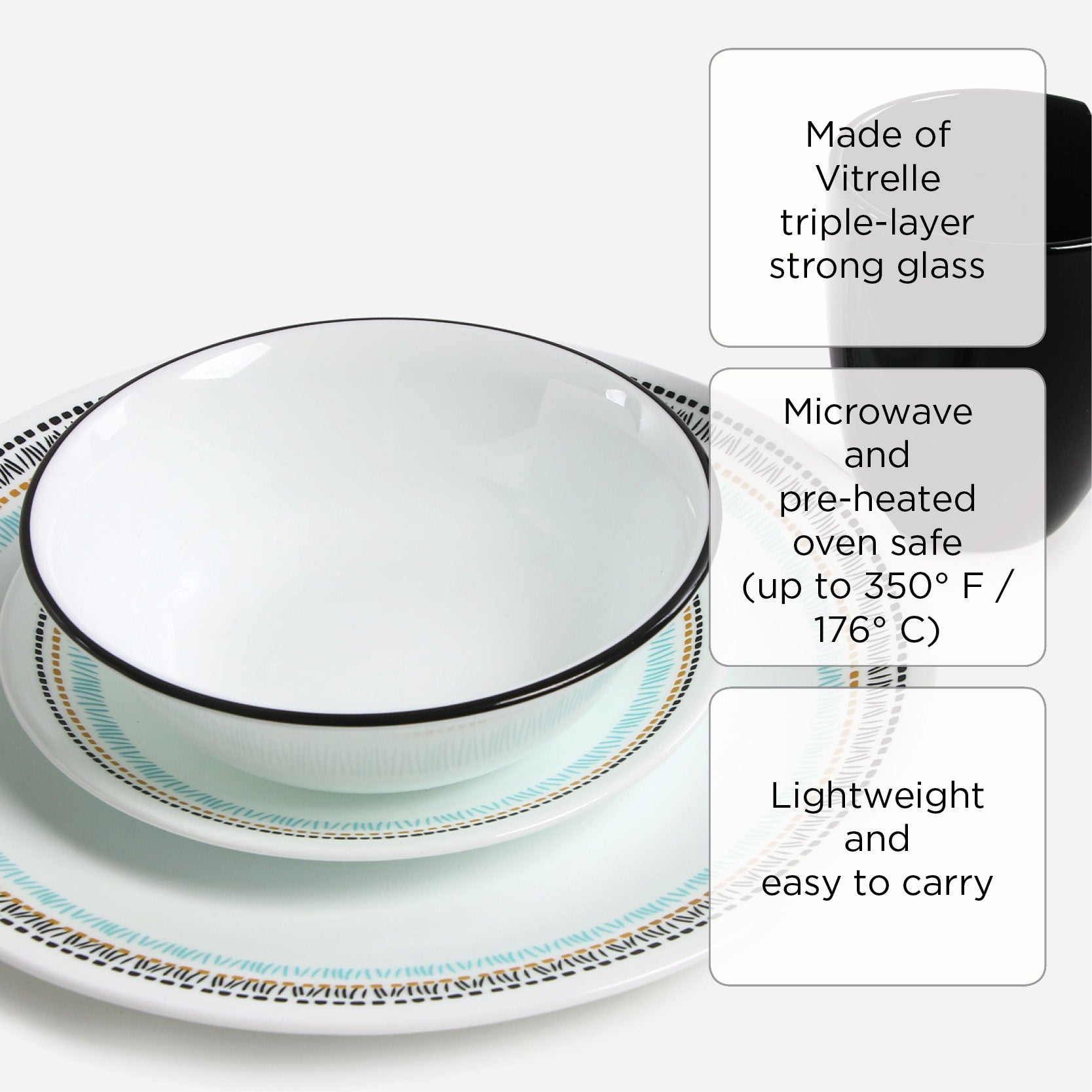 Corelle 16-Piece Classic Set - Paloma