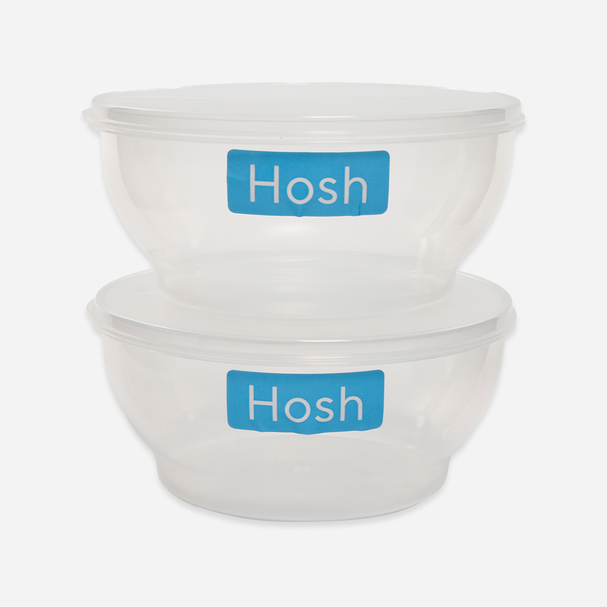 Hosh Set of 2 Container Bowls (Clear) - 1.5L