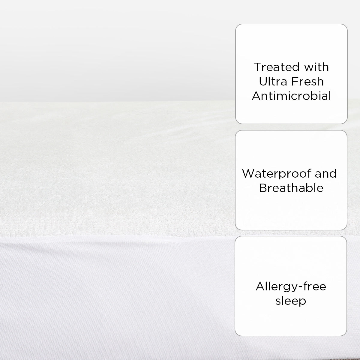 Ultima Linen The Sleep Expert Mattress Protector (White) - Twin