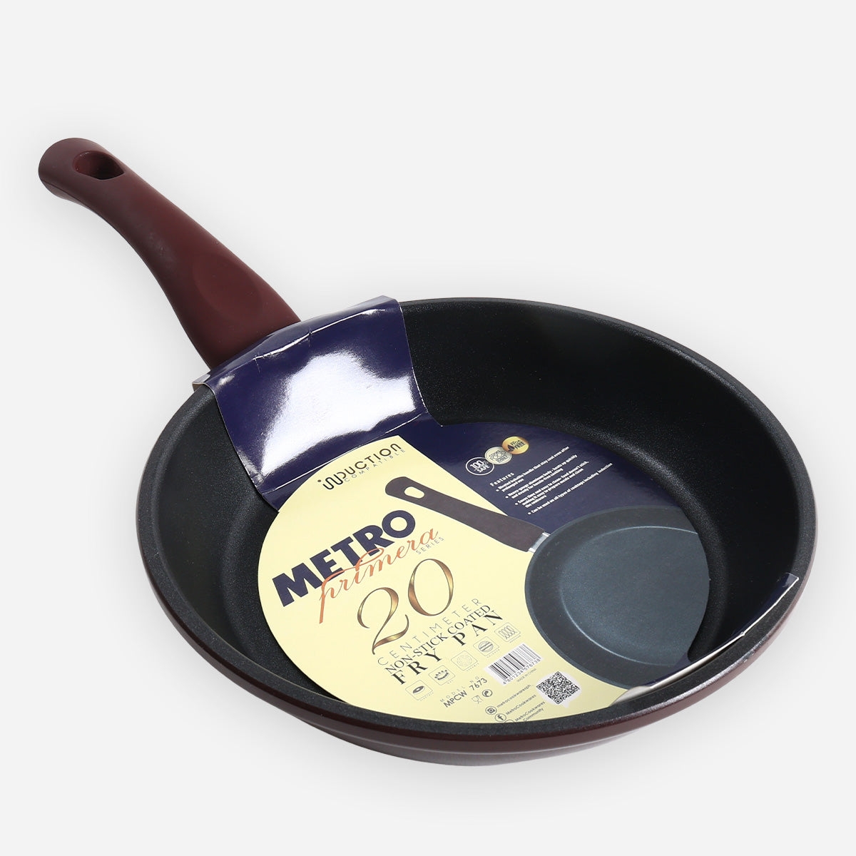 Metro Aluminum Non-Stick Fry Pan (Garnet) - 20cm