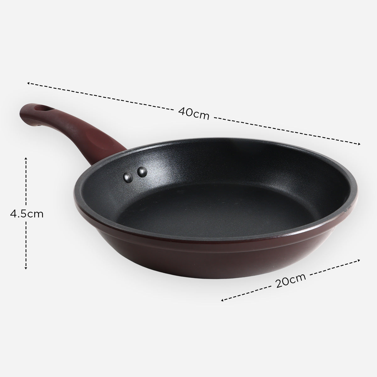 Metro Aluminum Non-Stick Fry Pan (Garnet) - 20cm