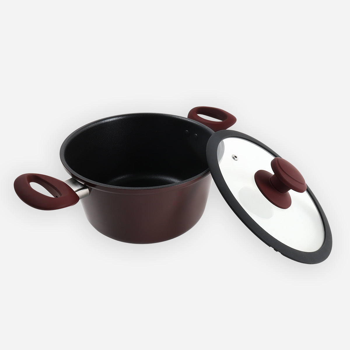 Metro Dutch Oven with Glass Lid (Garnet) - 20cm