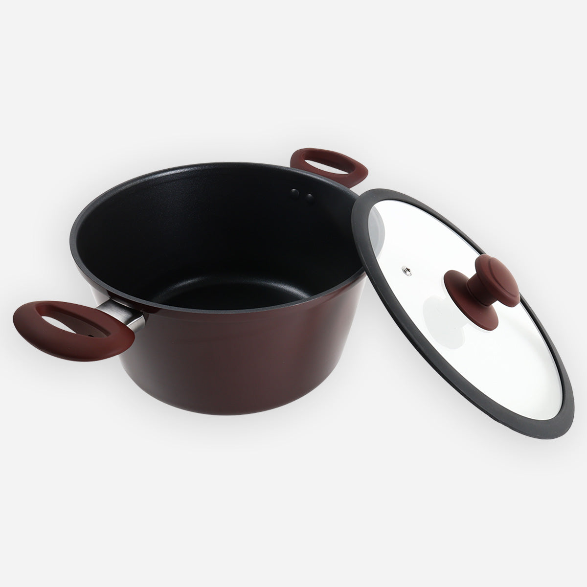 Metro Dutch Oven with Glass Lid (Garnet) - 24cm