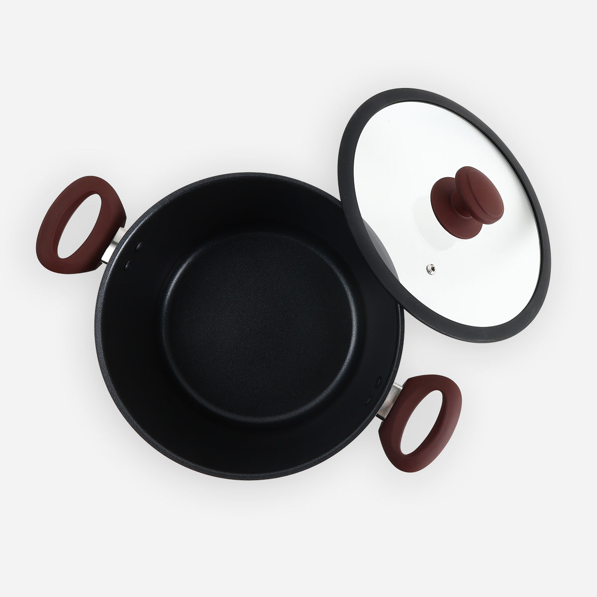 Metro Dutch Oven with Glass Lid (Garnet) - 24cm