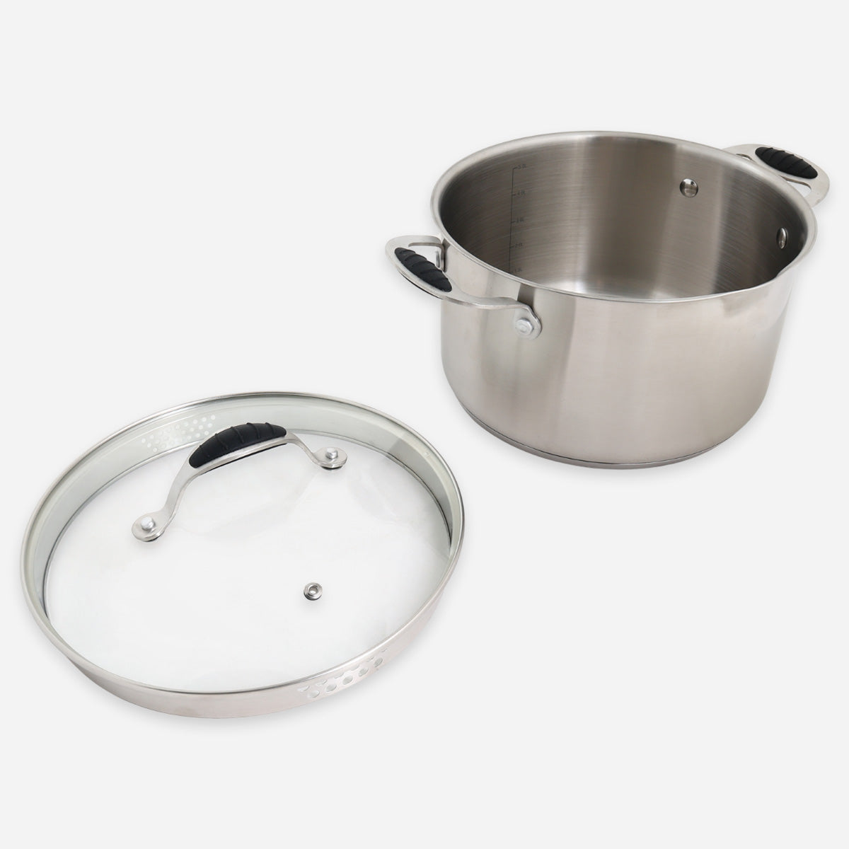 Metro Stainless Steel Casserole with Lid - 24cm