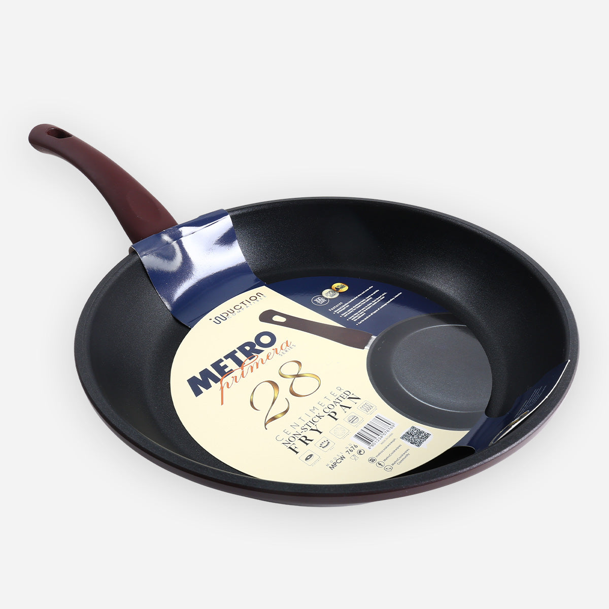 Metro Aluminum Non-Stick Fry Pan (Garnet) - 28cm