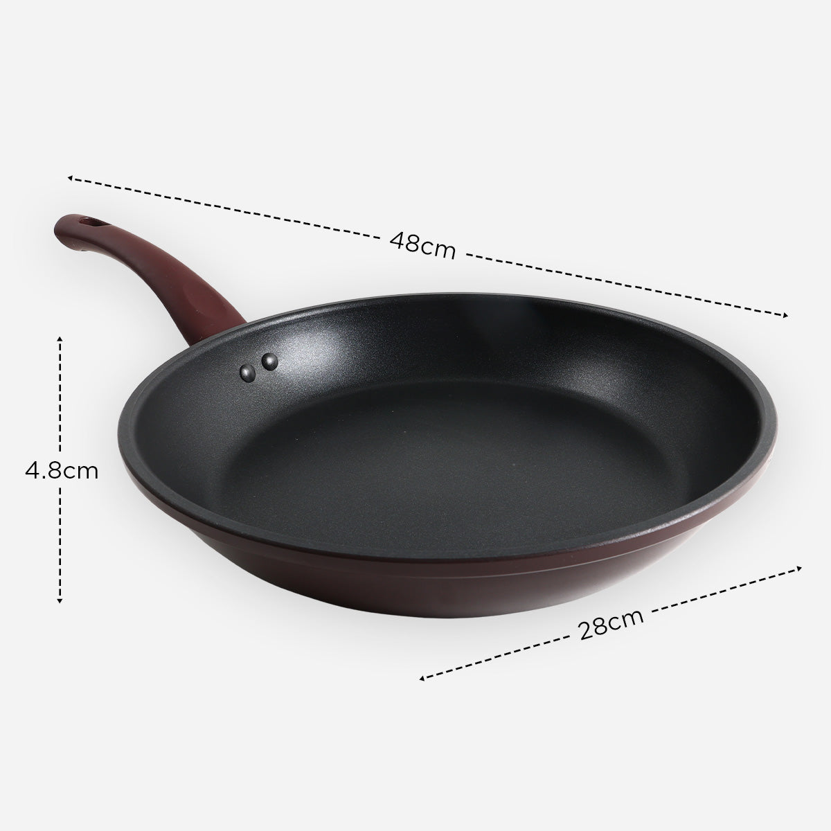 Metro Aluminum Non-Stick Fry Pan (Garnet) - 28cm