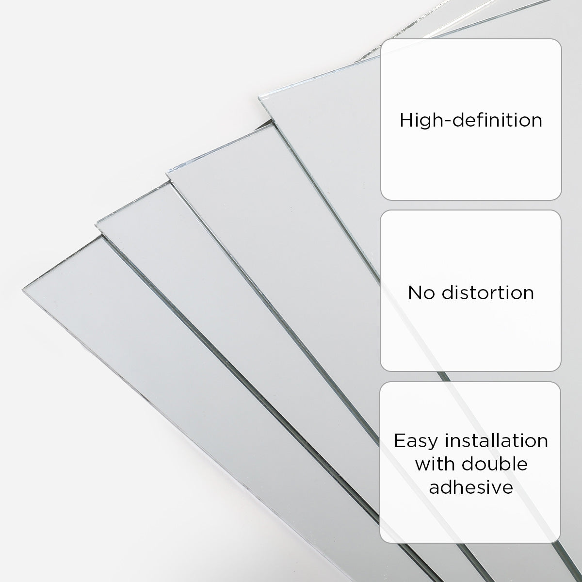 Hosh Set of 4 Square Mirror  - Large