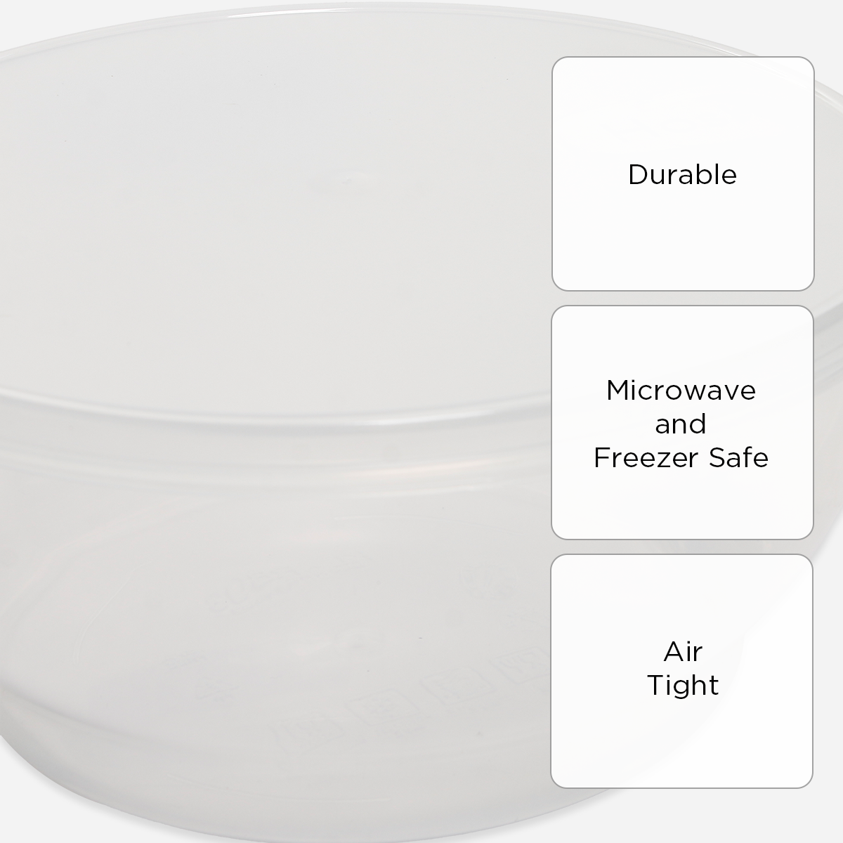 Hosh Set of 2 Container Bowls (Clear) - 1.5L