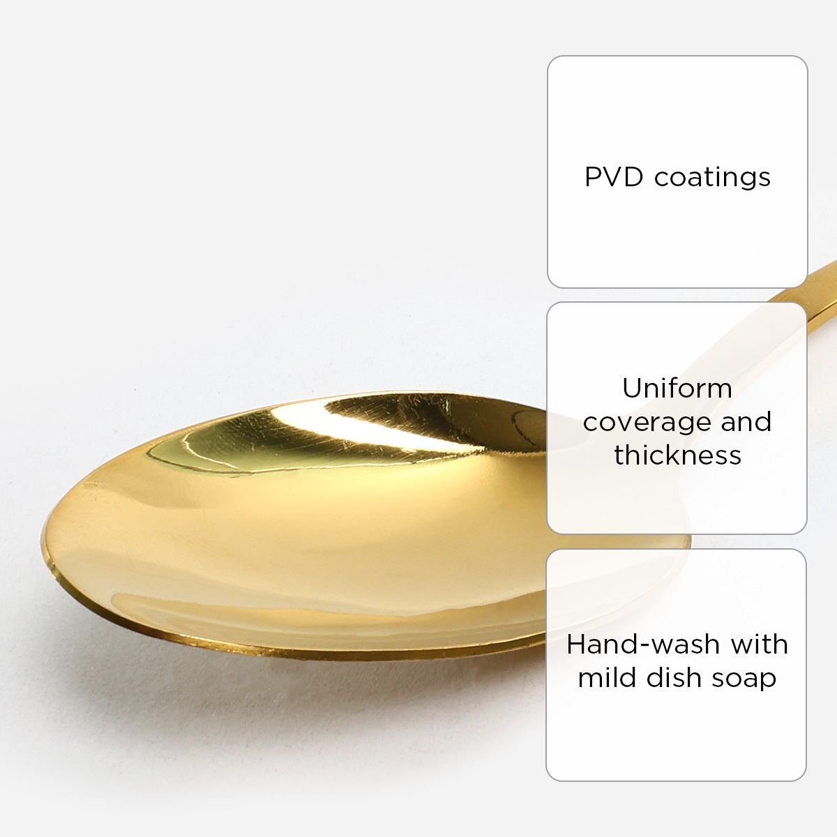 Eurochef Dinner Spoon - Gold
