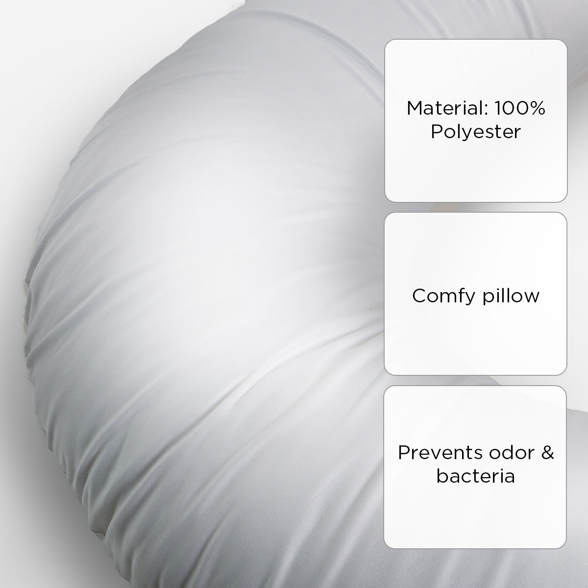 Select Comfort Body Bolster Pillow - White